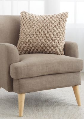 Chunky Knit Bubble Pattern Decorative Pillow