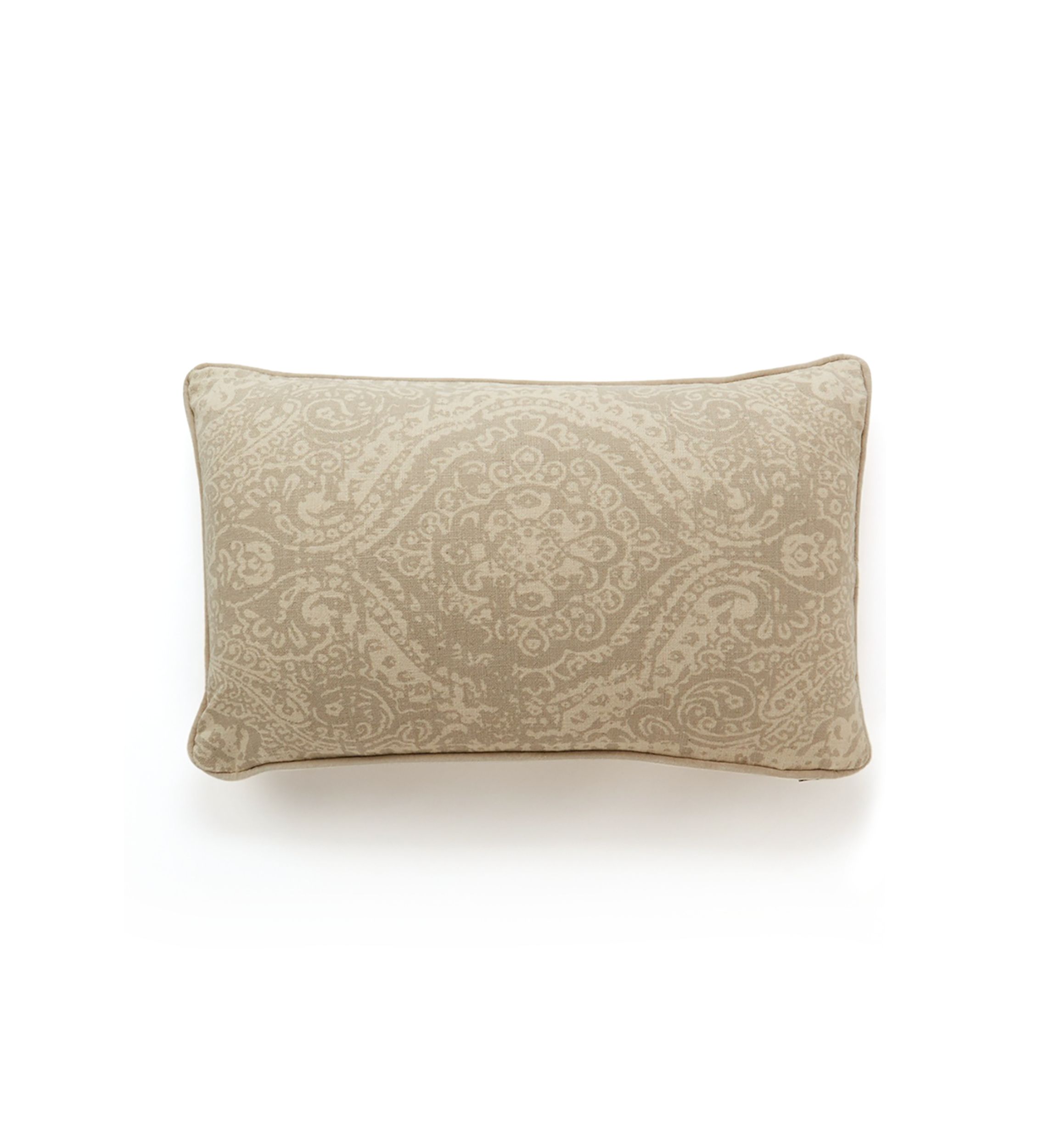 Linen and Velvet Back Pillow