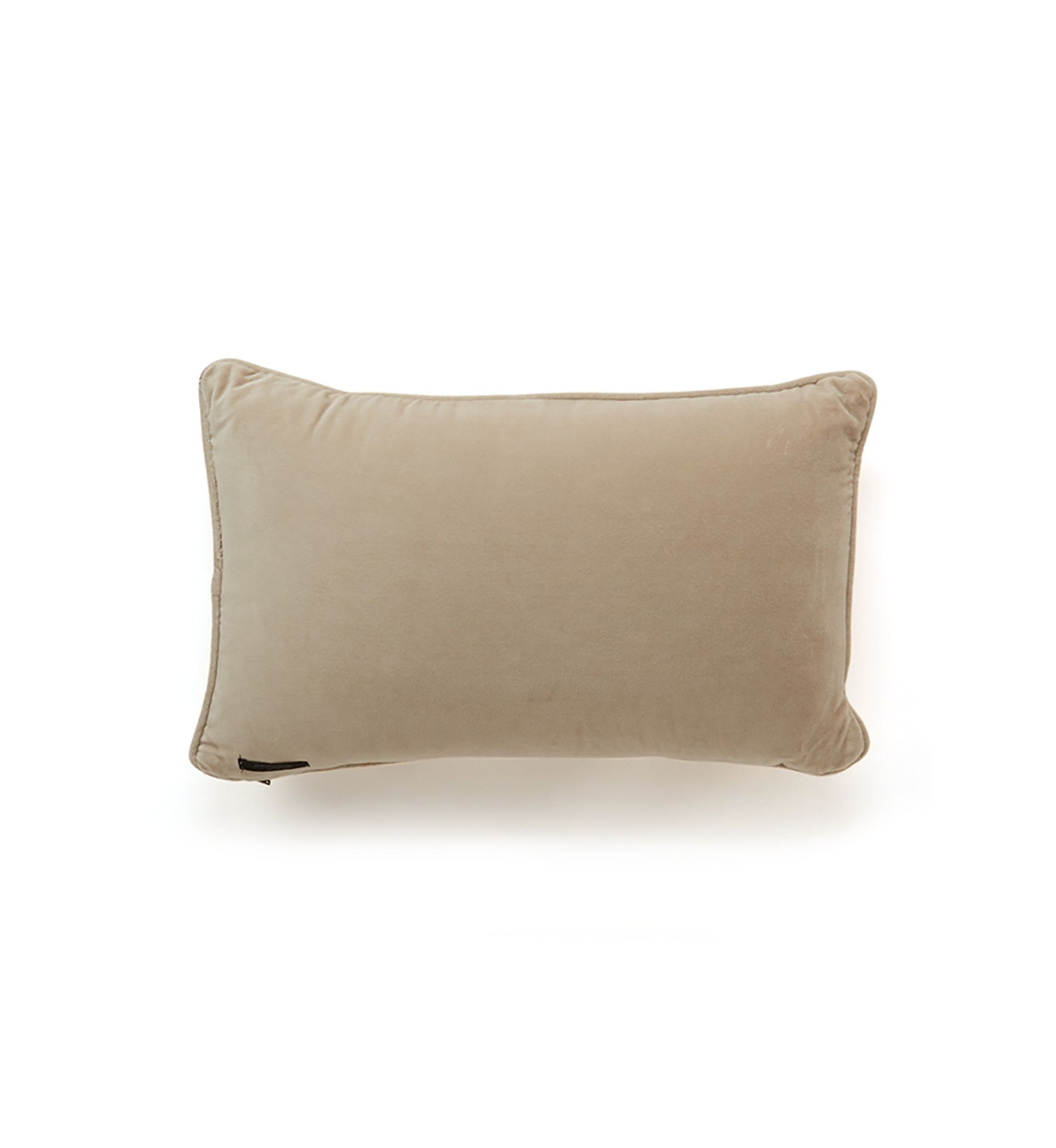 Linen and Velvet Back Pillow