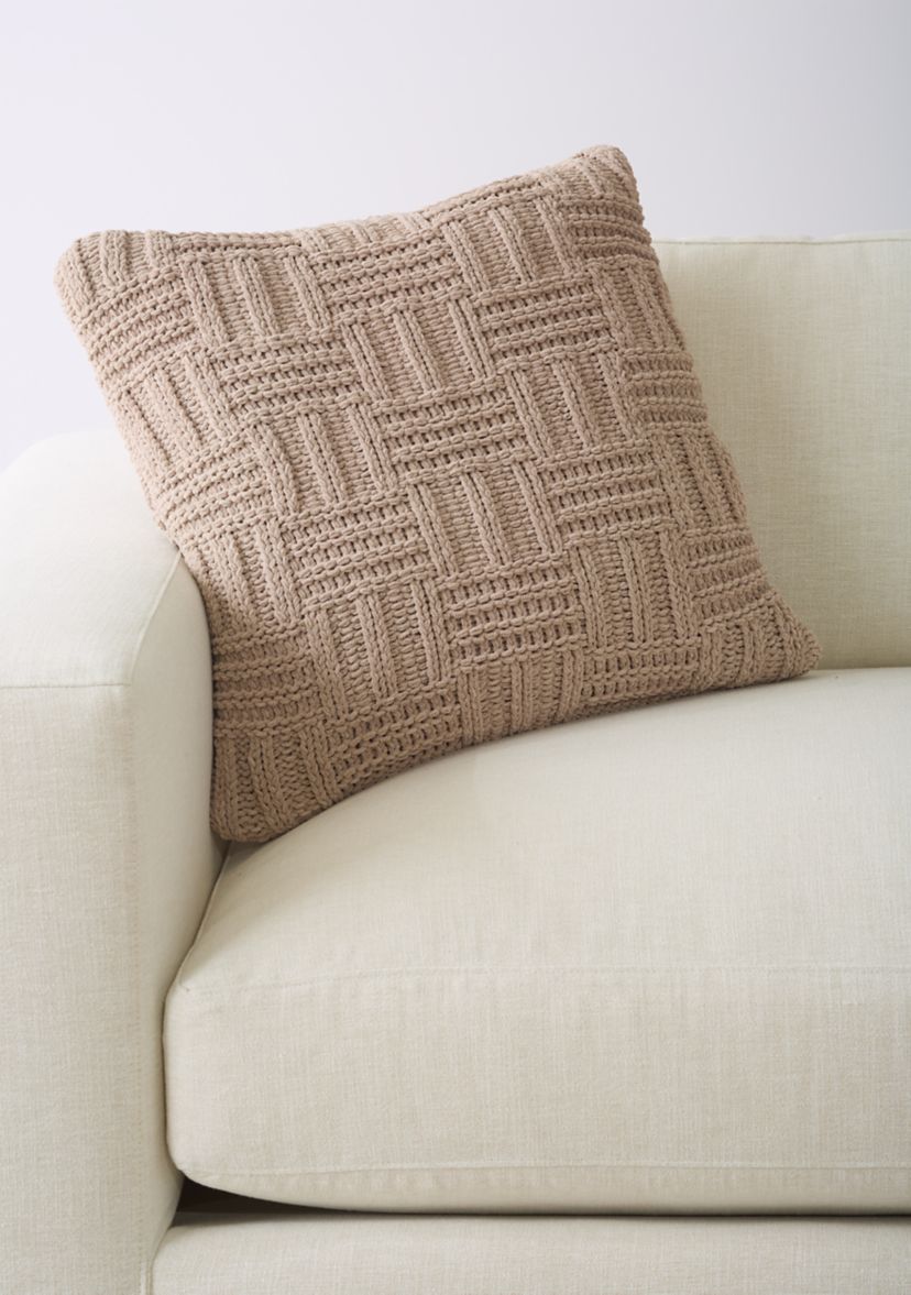 Chenille Box Car Pillow