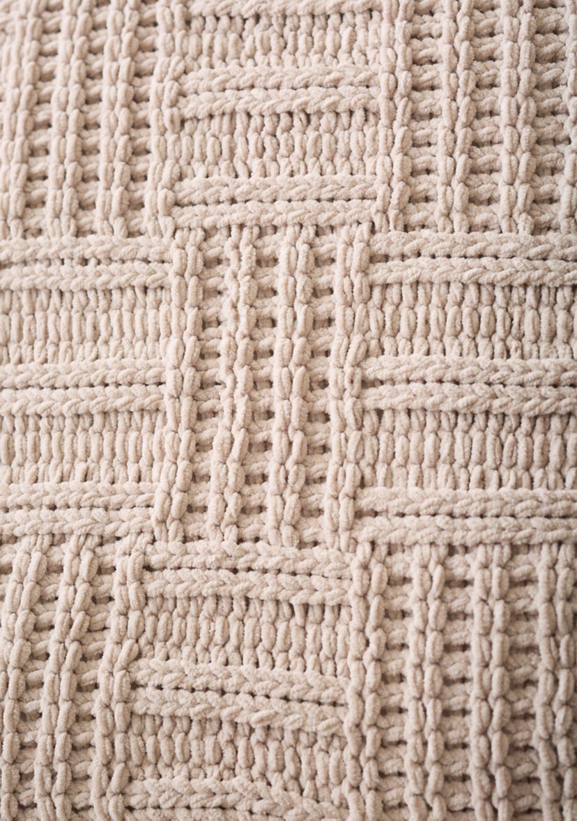 Chenille Box Car Pillow