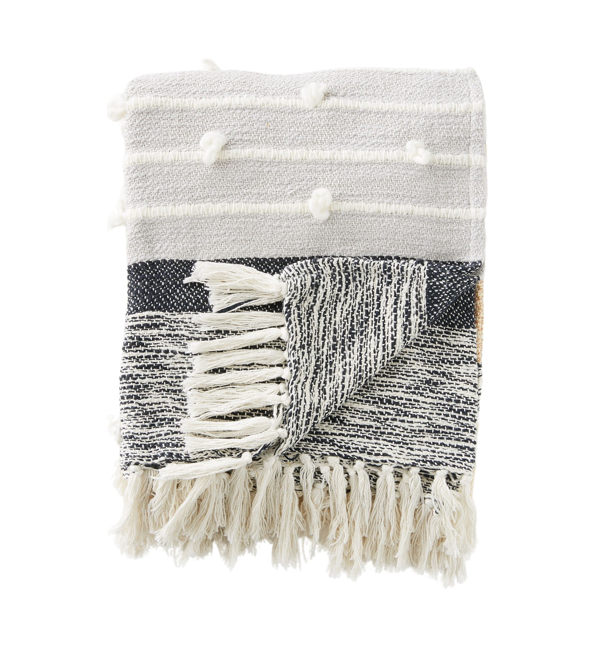 Gizelle Handwoven Cotton Throw 