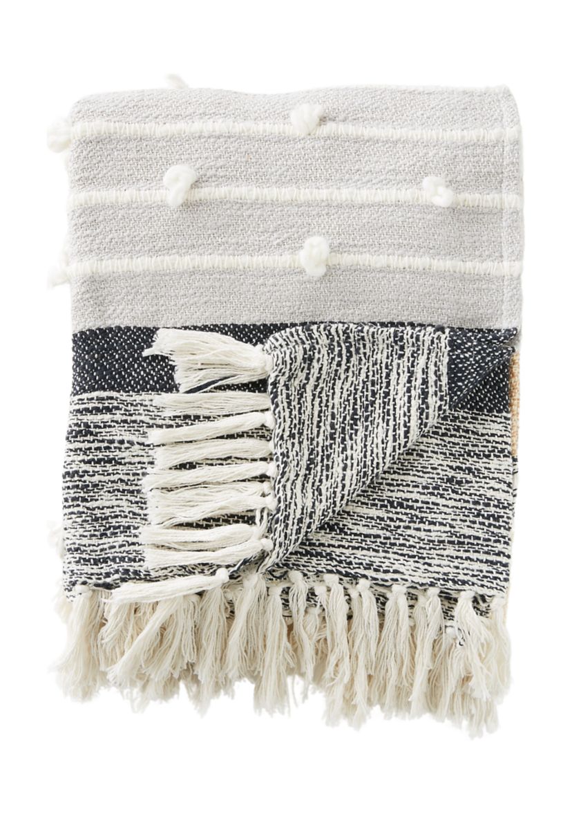 Gizelle Handwoven Cotton Throw 