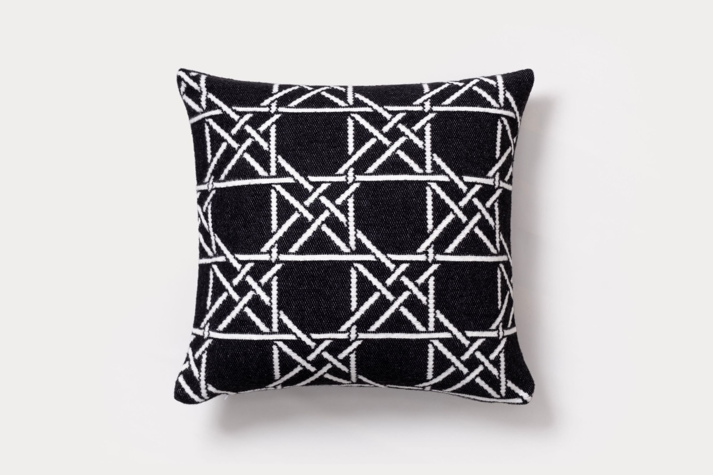Lattice Work Decorative Pillow