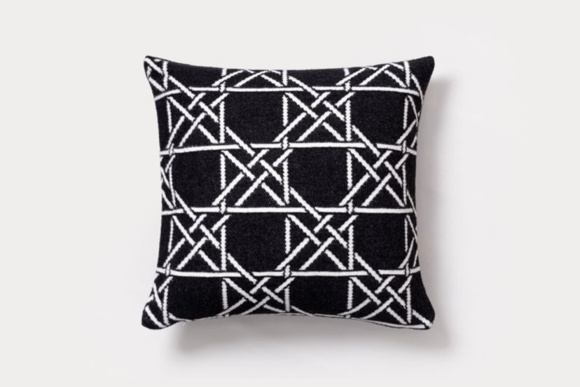 Lattice Work Decorative Pillow