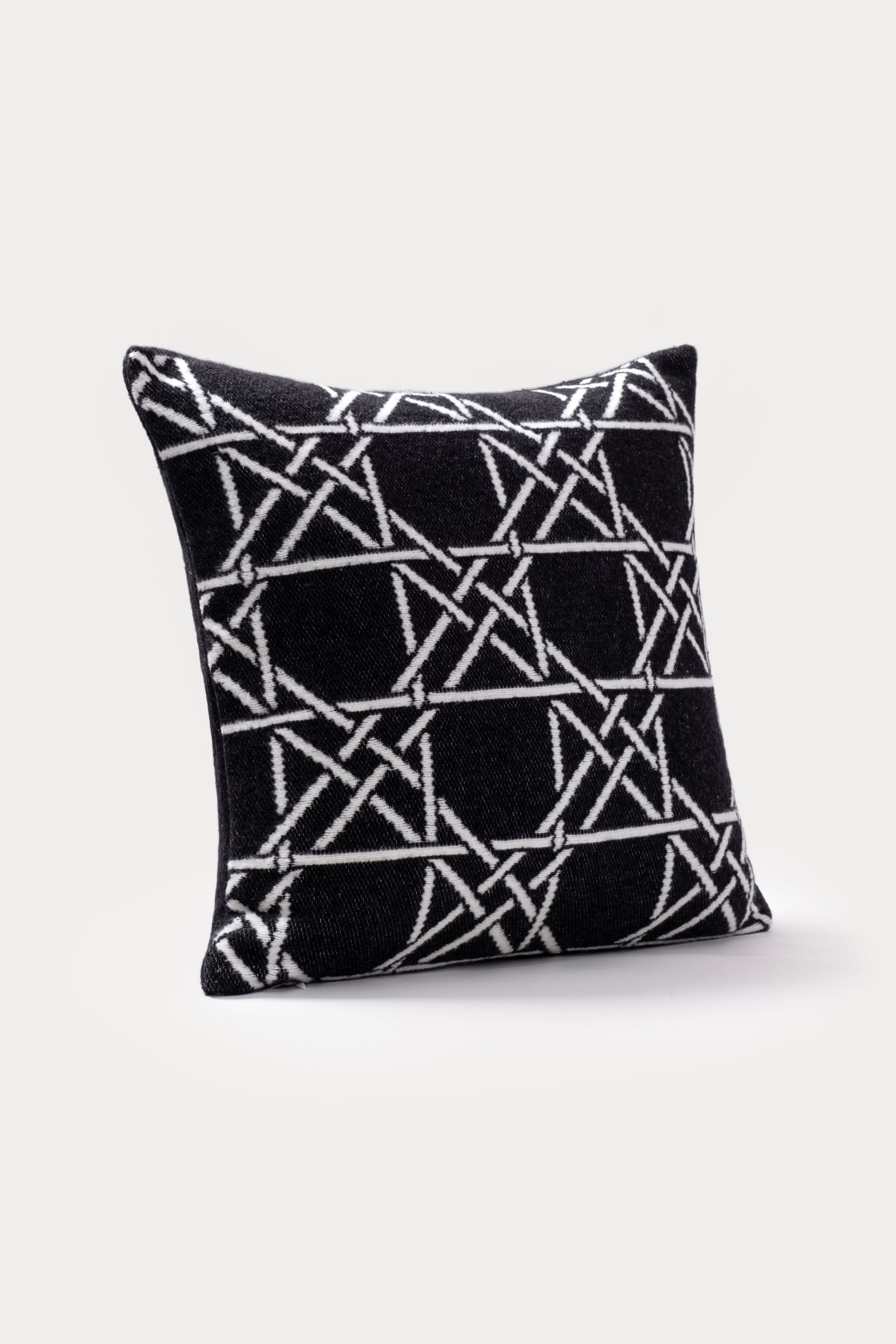 Lattice Work Decorative Pillow
