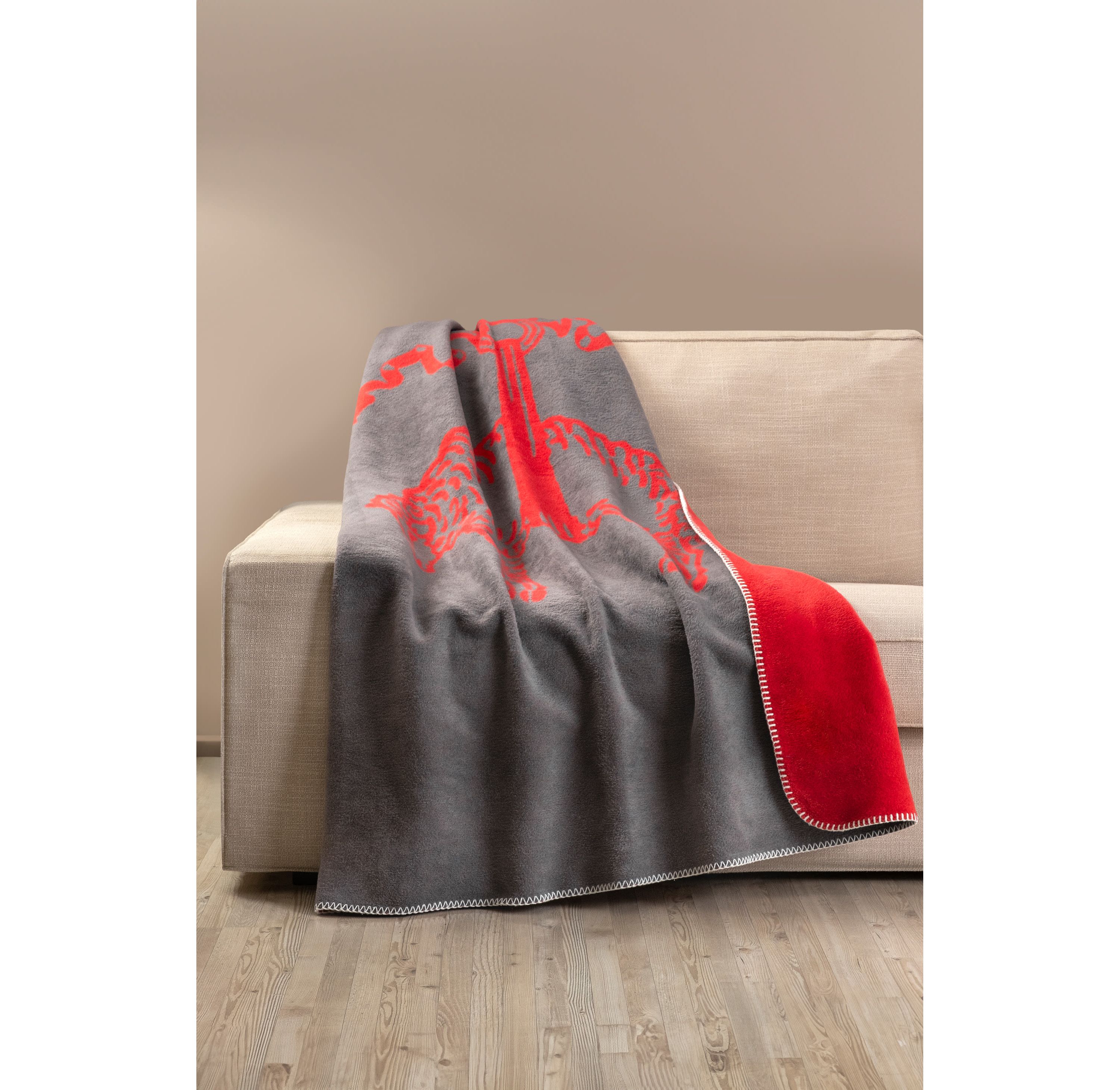 Double Faced Lamb Logo Throw