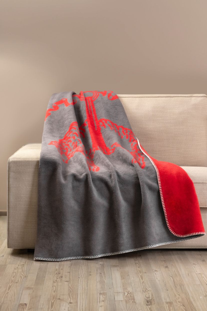 Double Faced Lamb Logo Throw