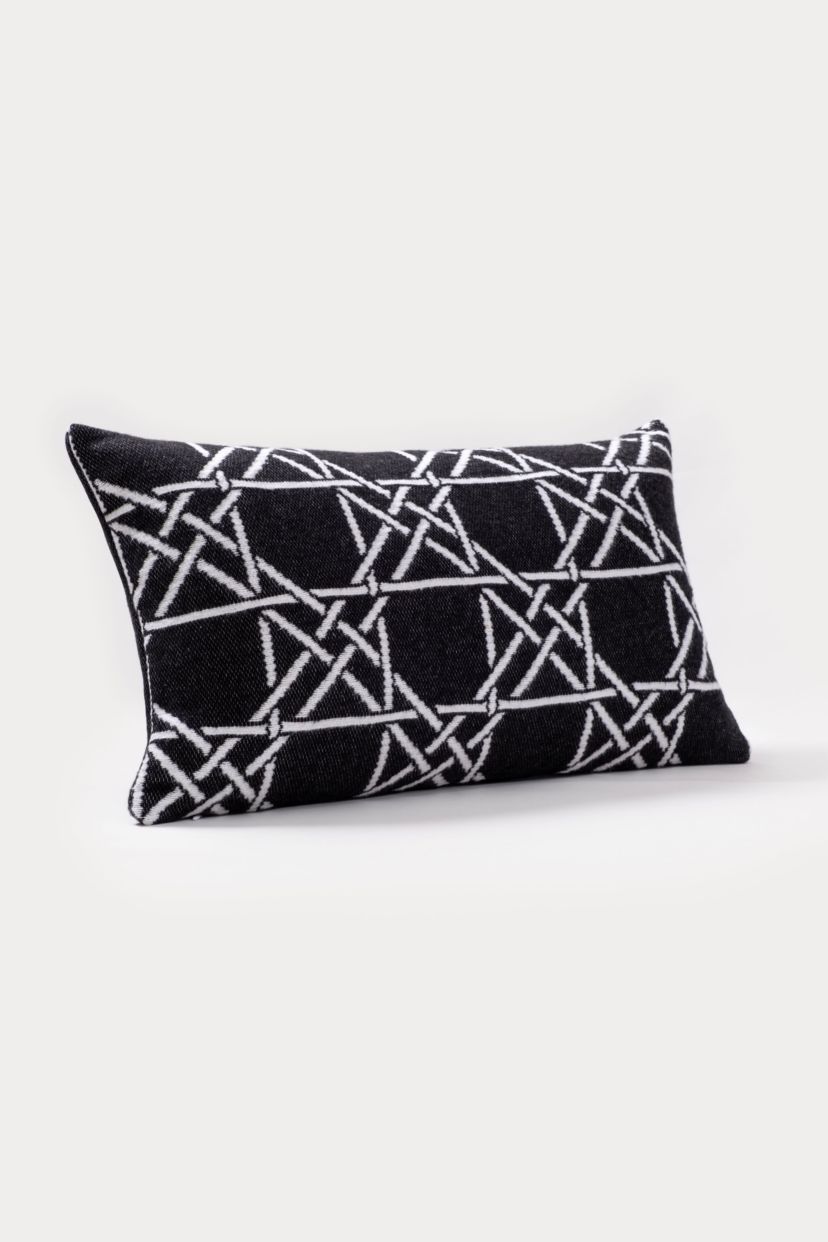Lattice Work Decorative Pillow