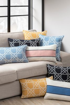 Lattice Work Decorative Pillow