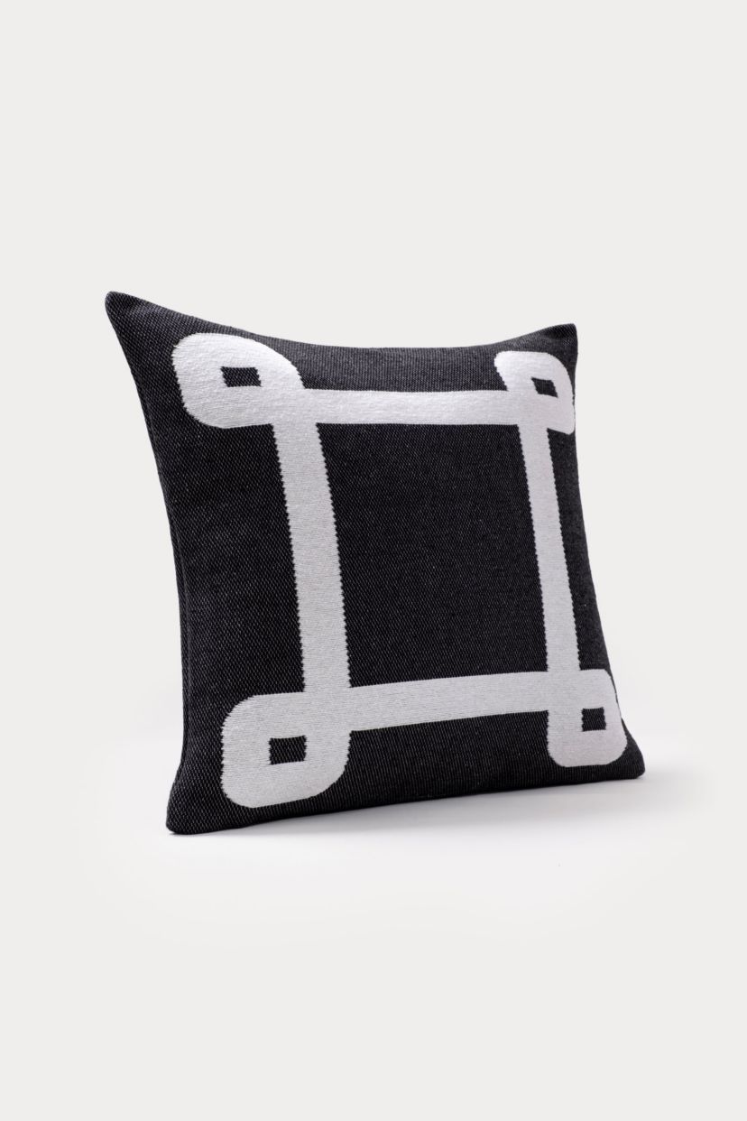 Geo Border Decorative Pillow