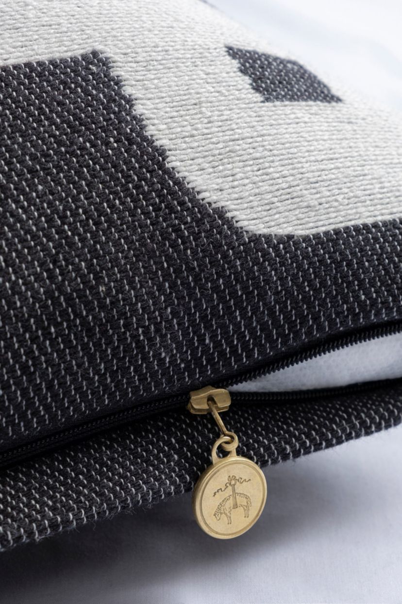 Geo Border Decorative Pillow