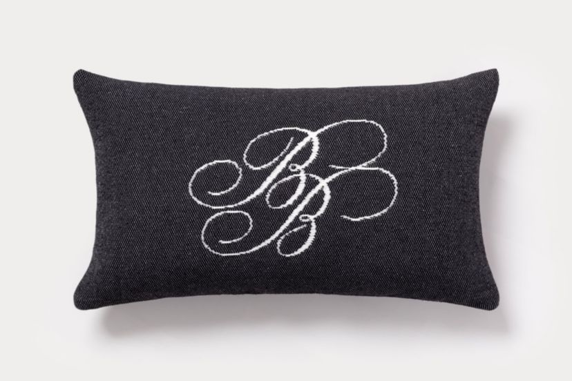 Bb Monogram Decorative Pillow