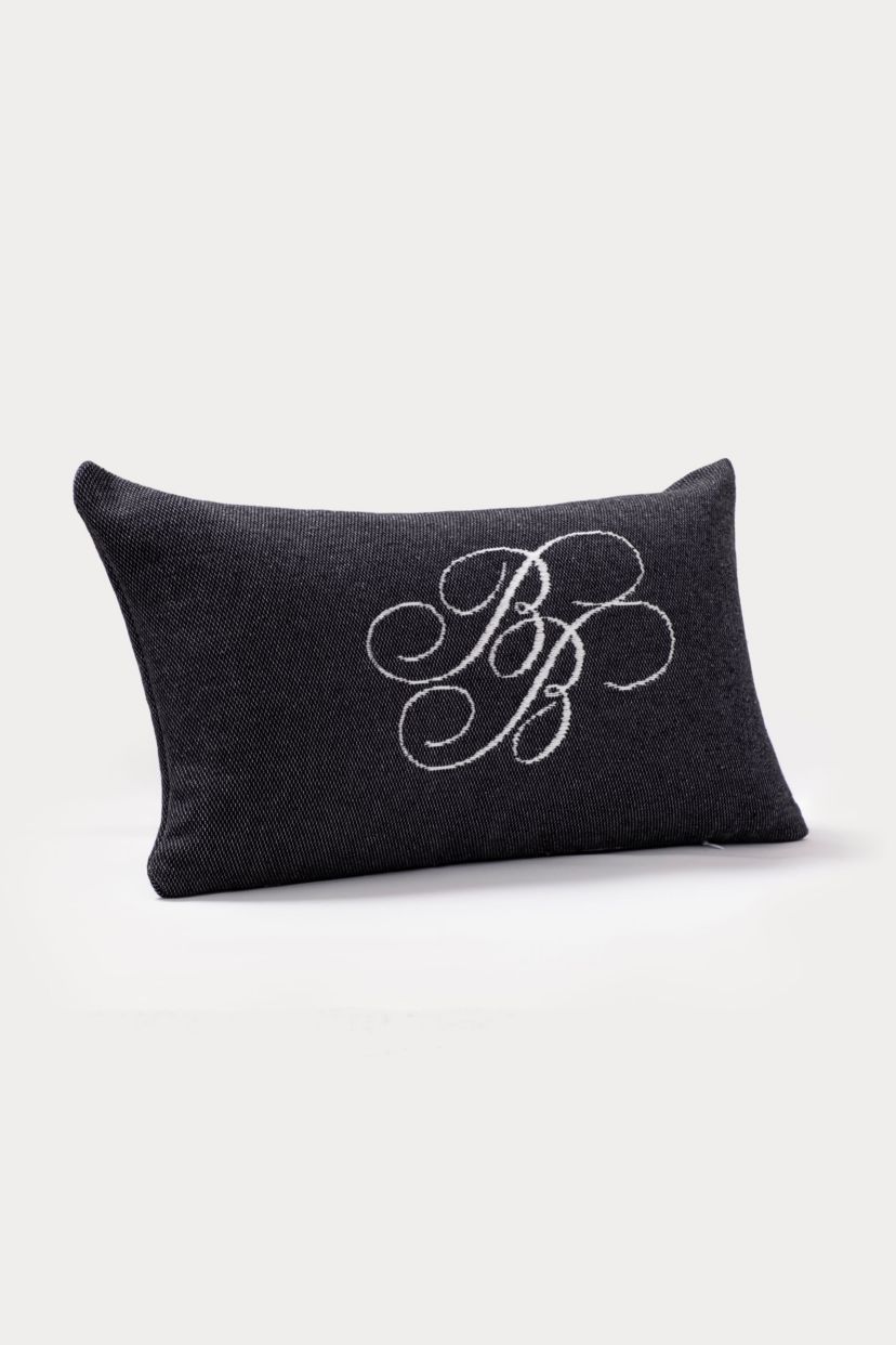 Bb Monogram Decorative Pillow
