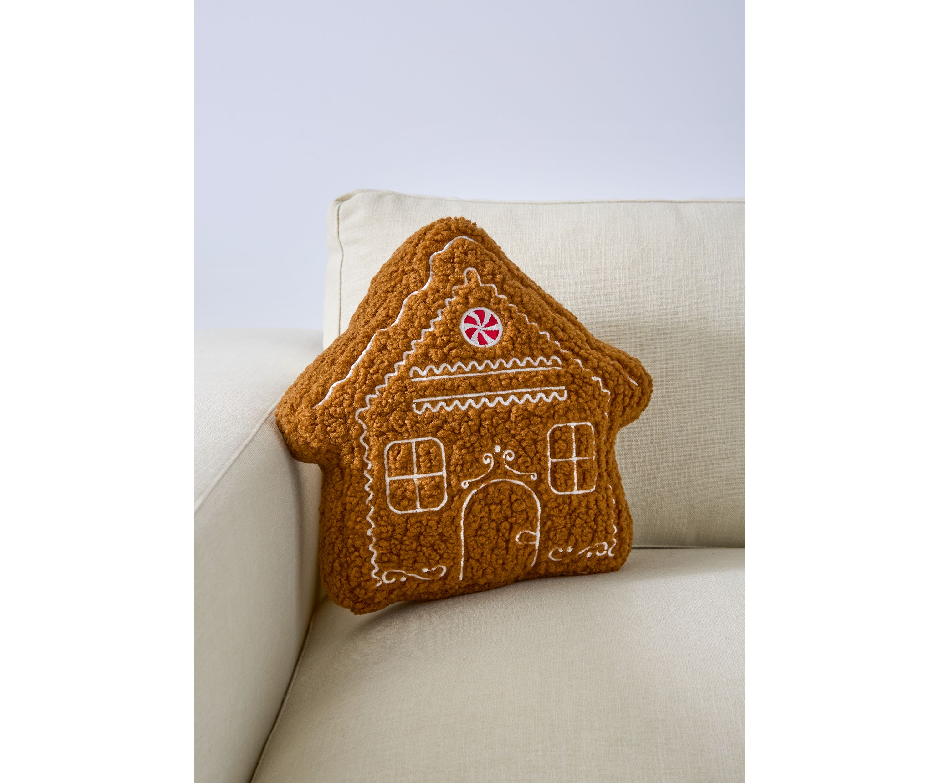 Gingerbread House Pillow