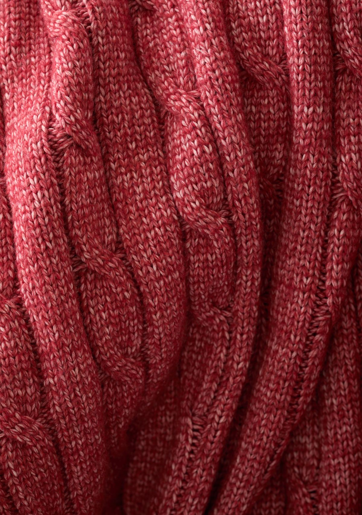 Cable Knit Throw Blanket