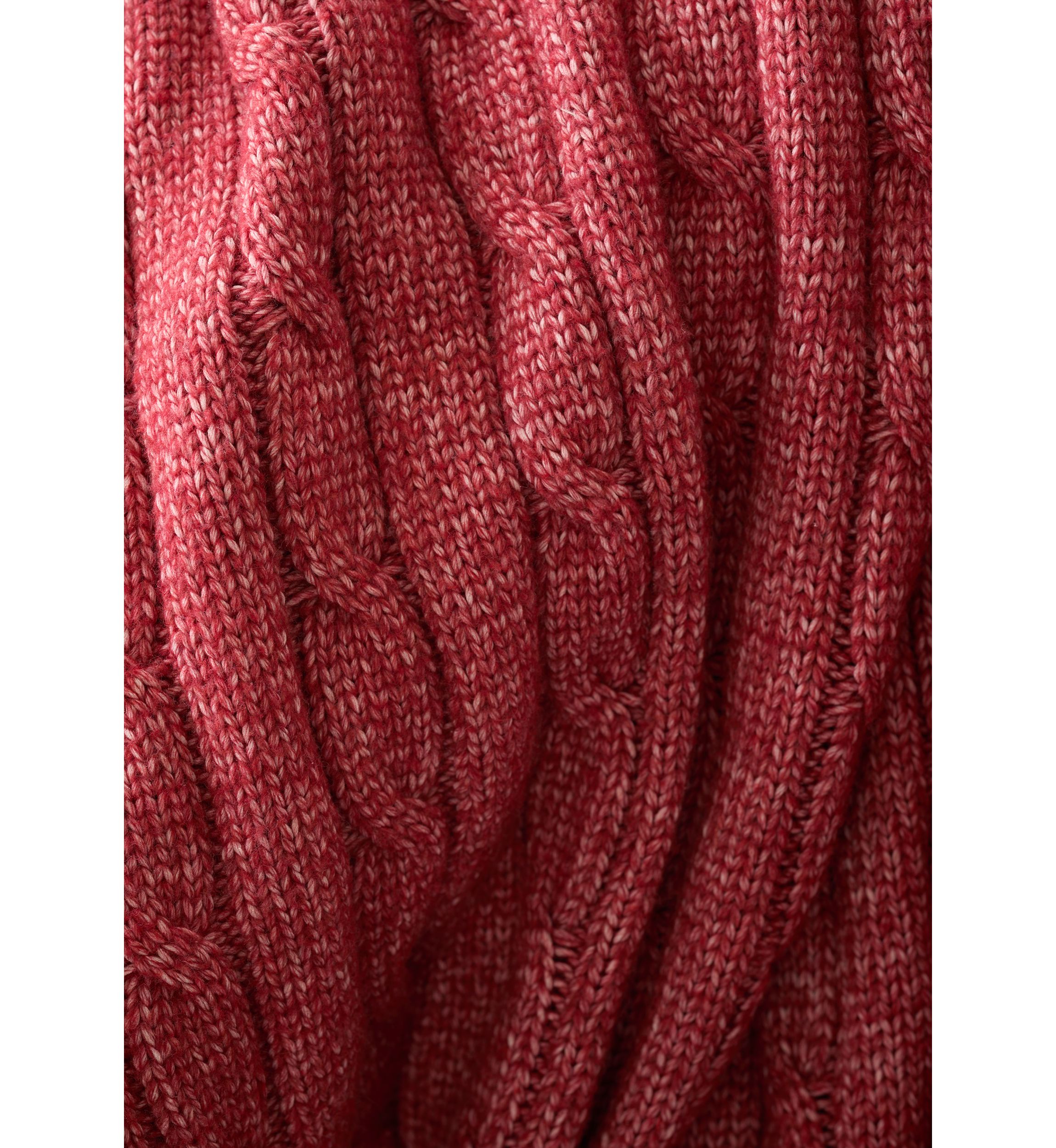 Cable Knit Throw Blanket