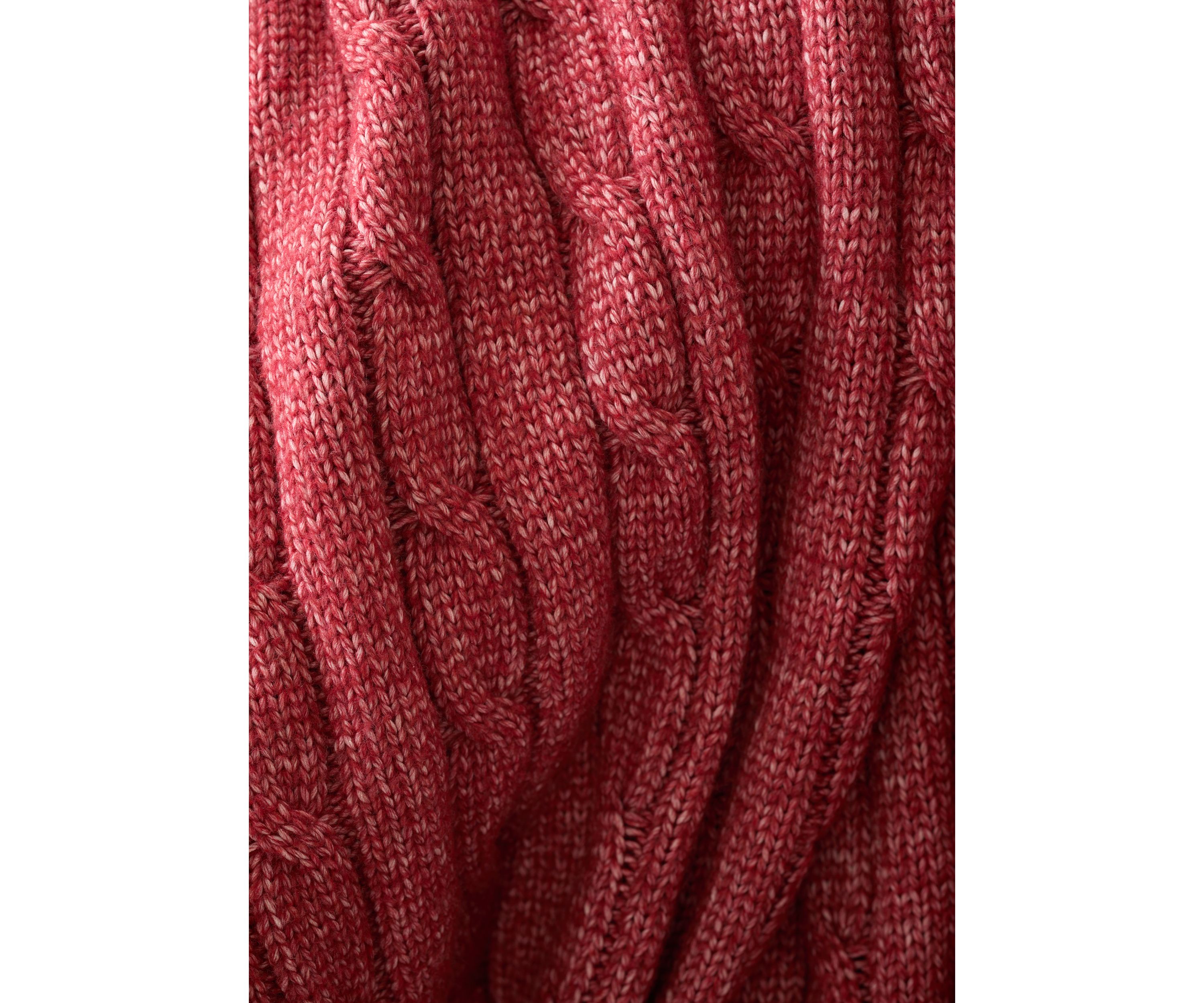 Cable Knit Throw Blanket