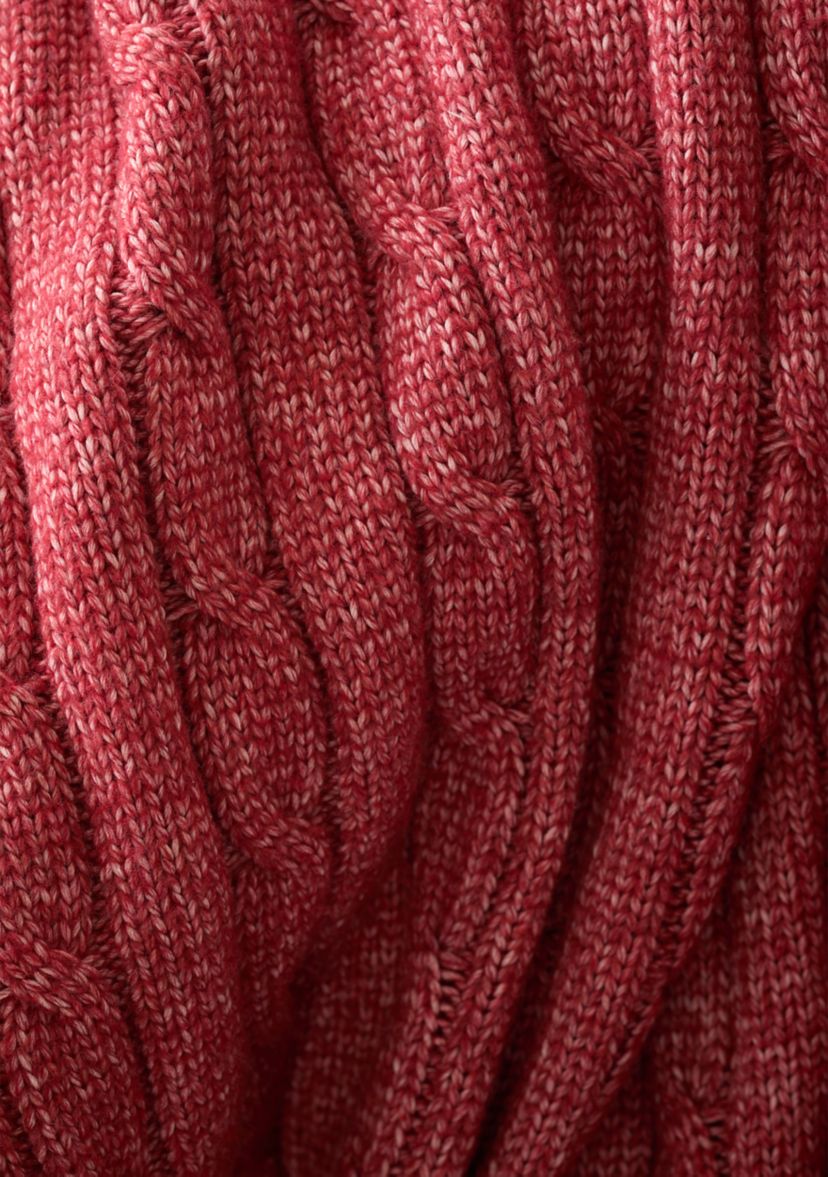 Cable Knit Throw Blanket