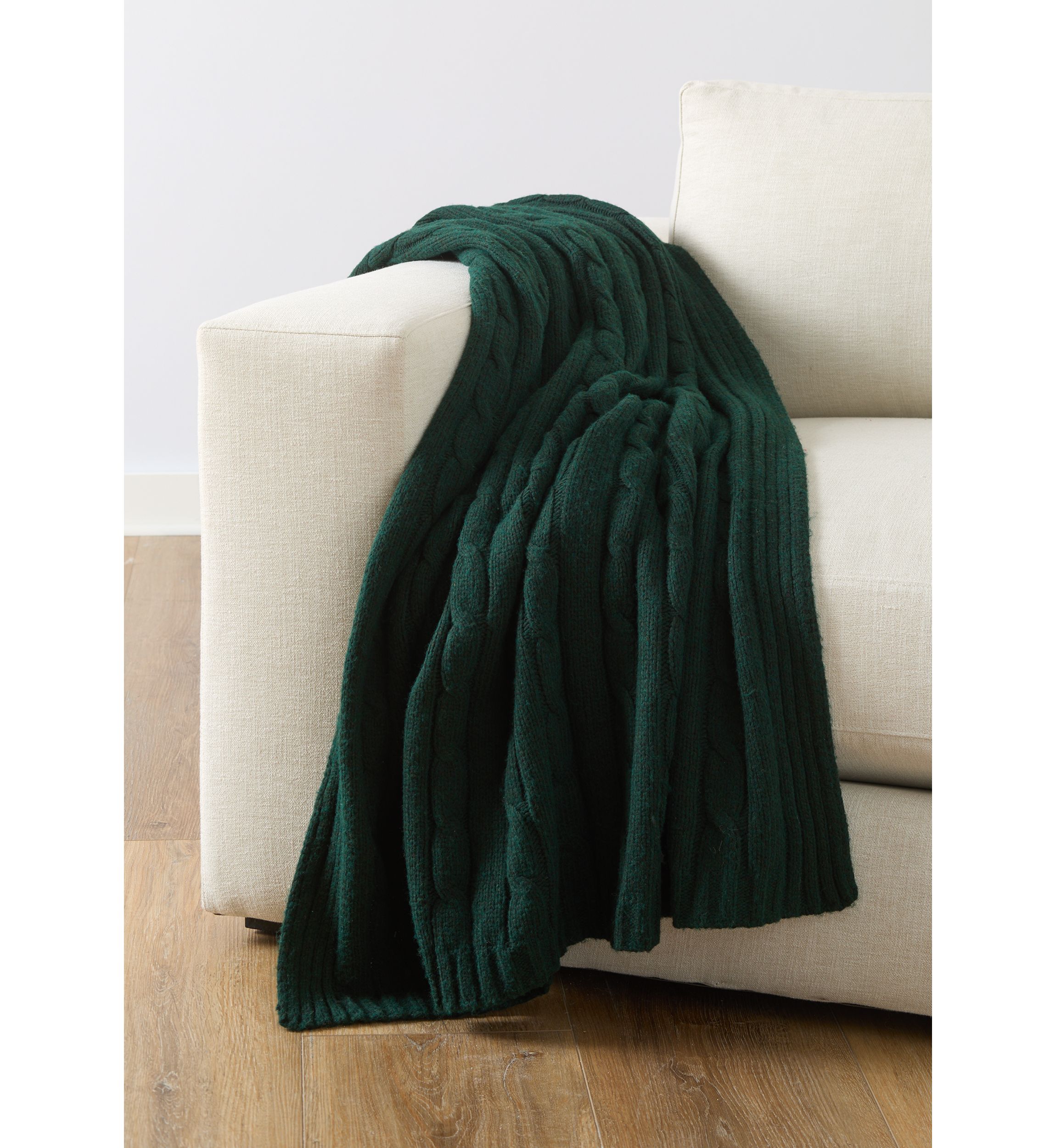 Sweater Cable Knit Throw Blanket