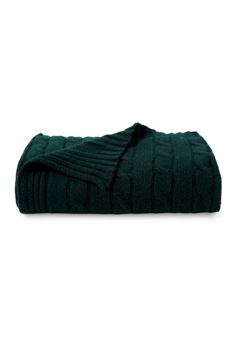 Sweater Cable Knit Throw Blanket