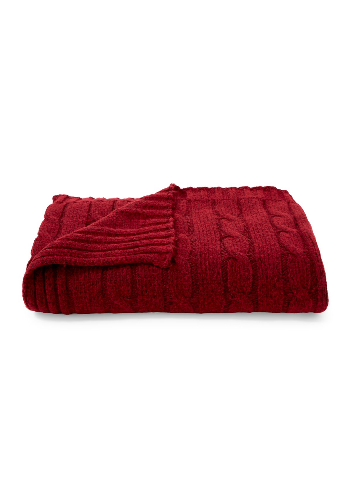 Sweater Cable Knit Throw Blanket