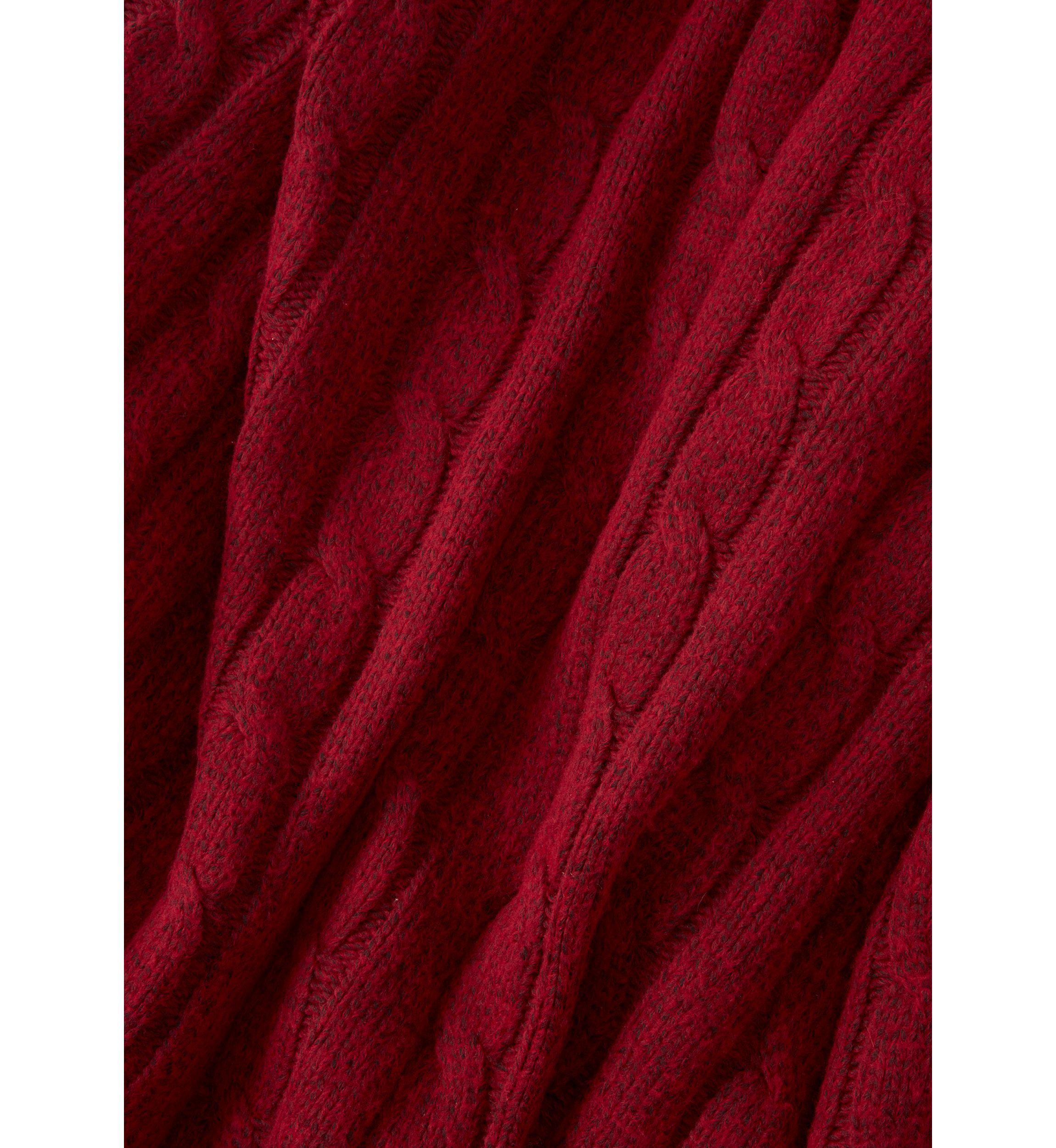 Sweater Cable Knit Throw Blanket