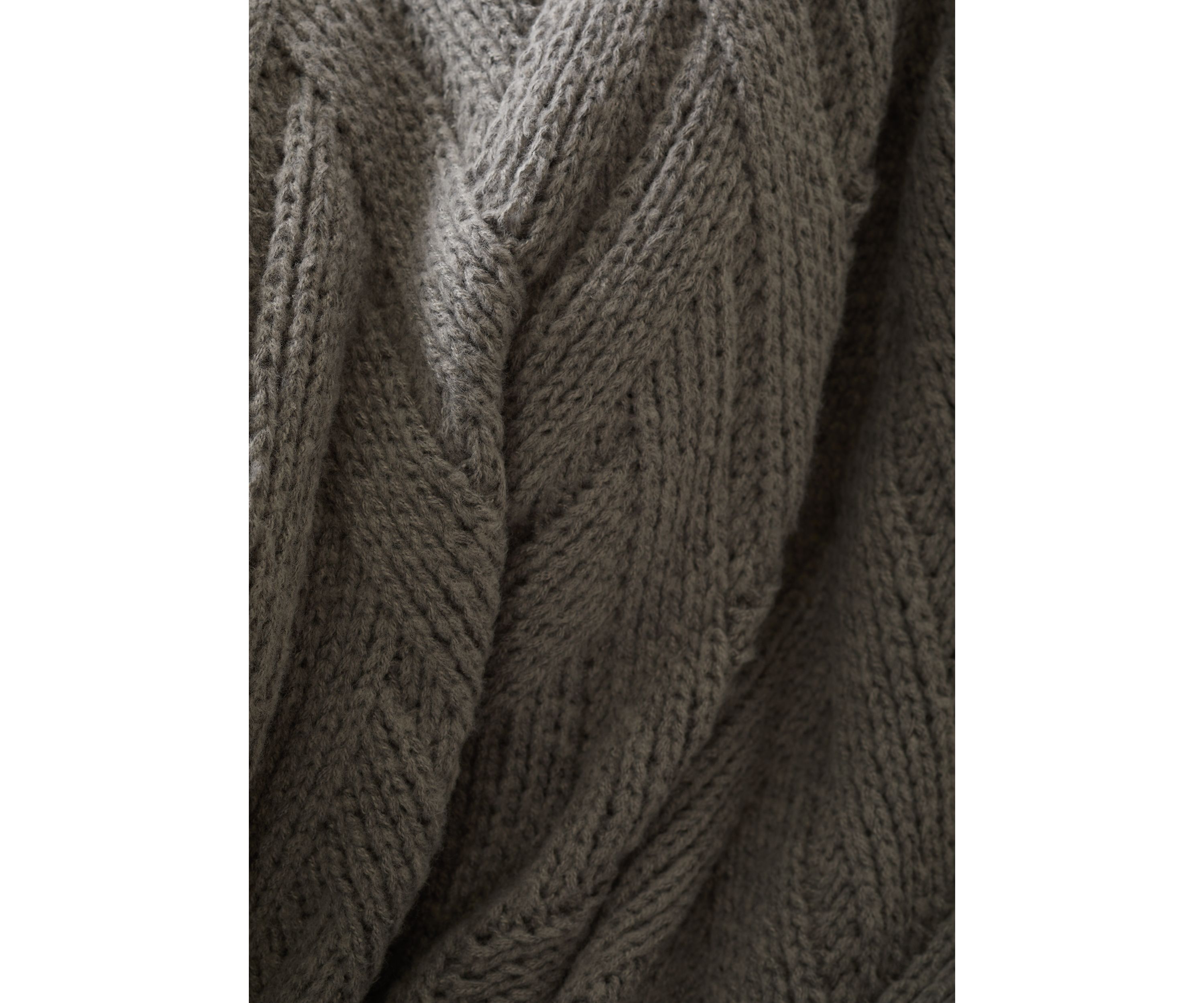 Herringbone Knit Throw Blanket