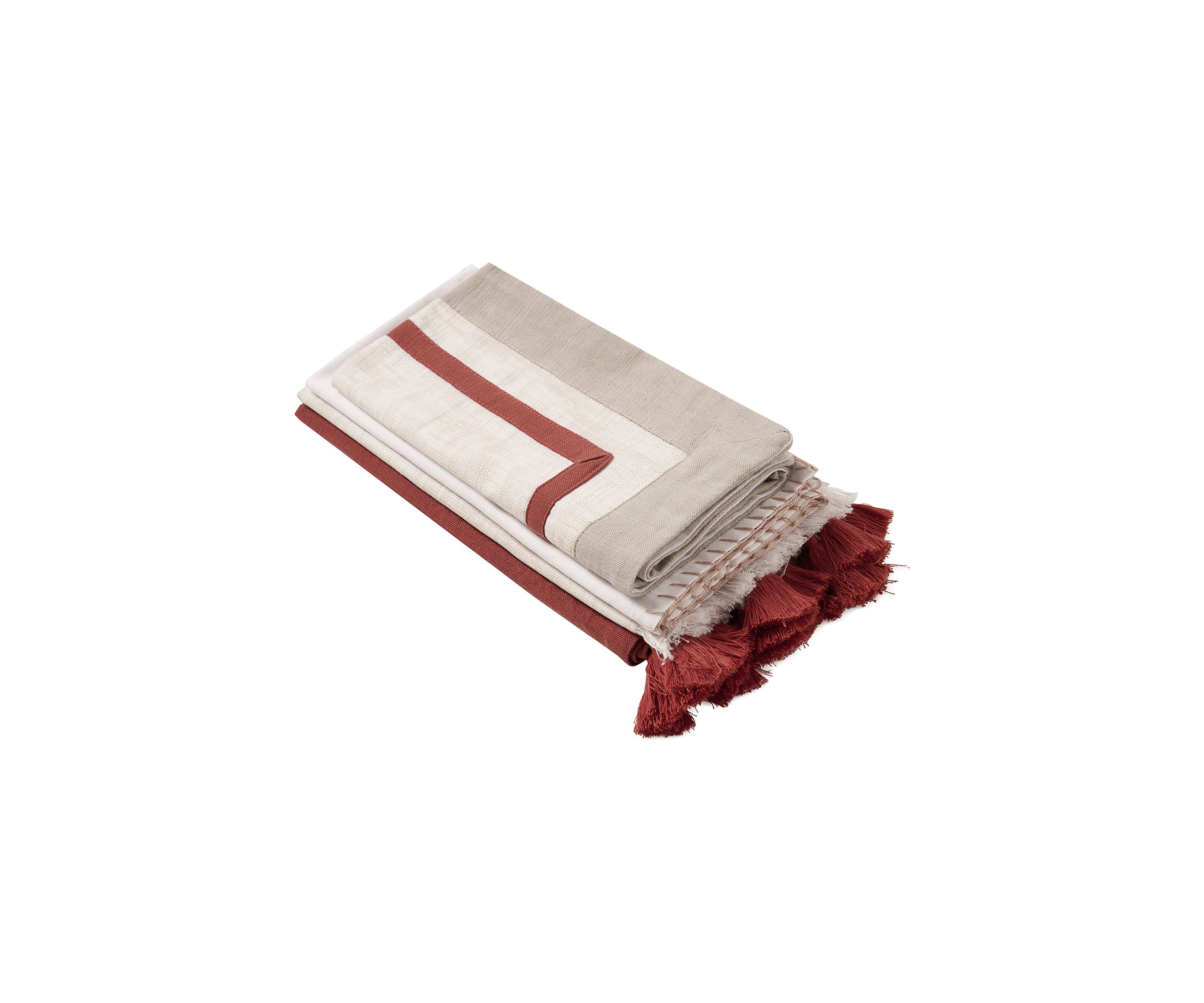 Alberta Taupe Napkins - Set of 4