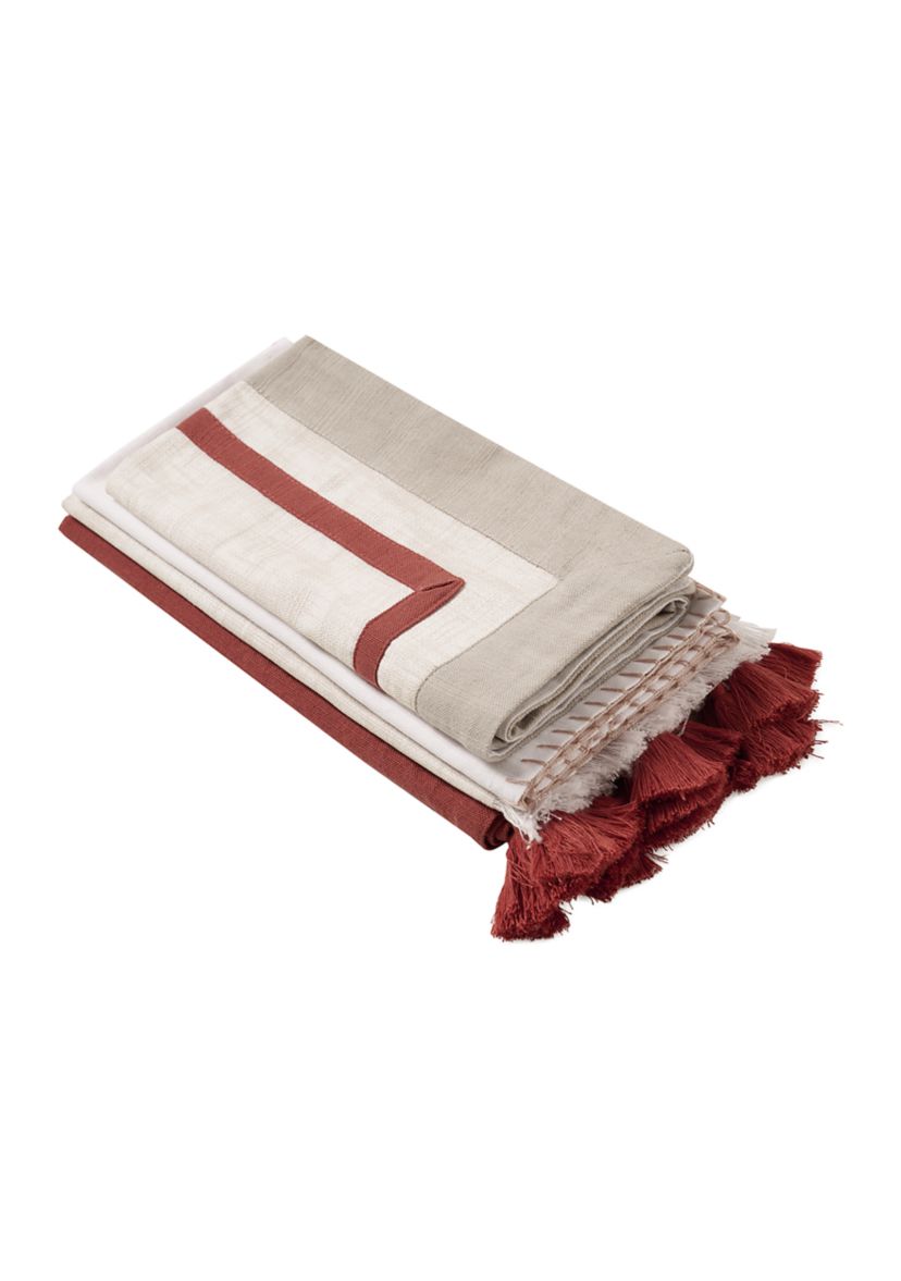 Alberta Taupe Napkins - Set of 4