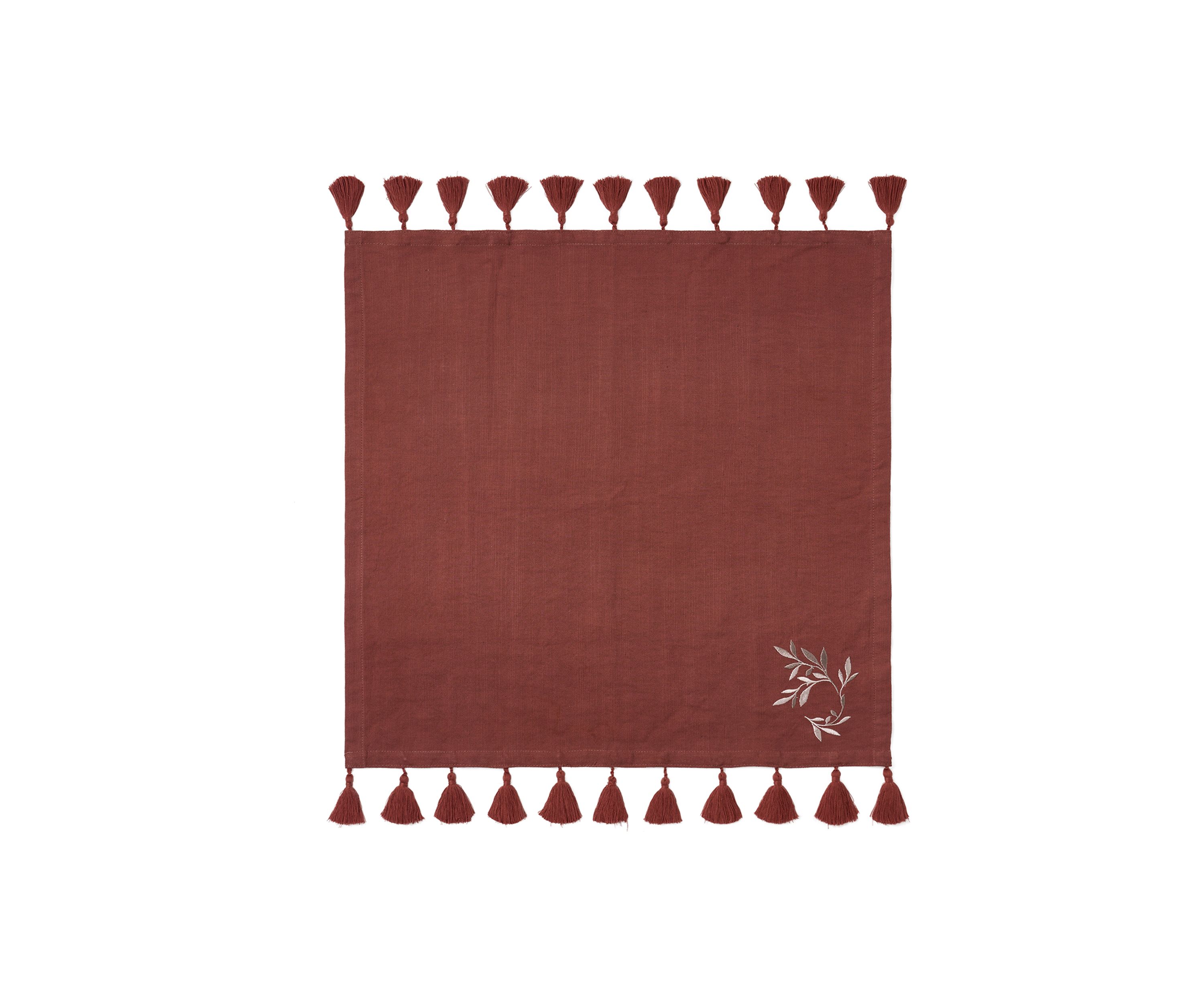Alberta Taupe Napkins - Set of 4