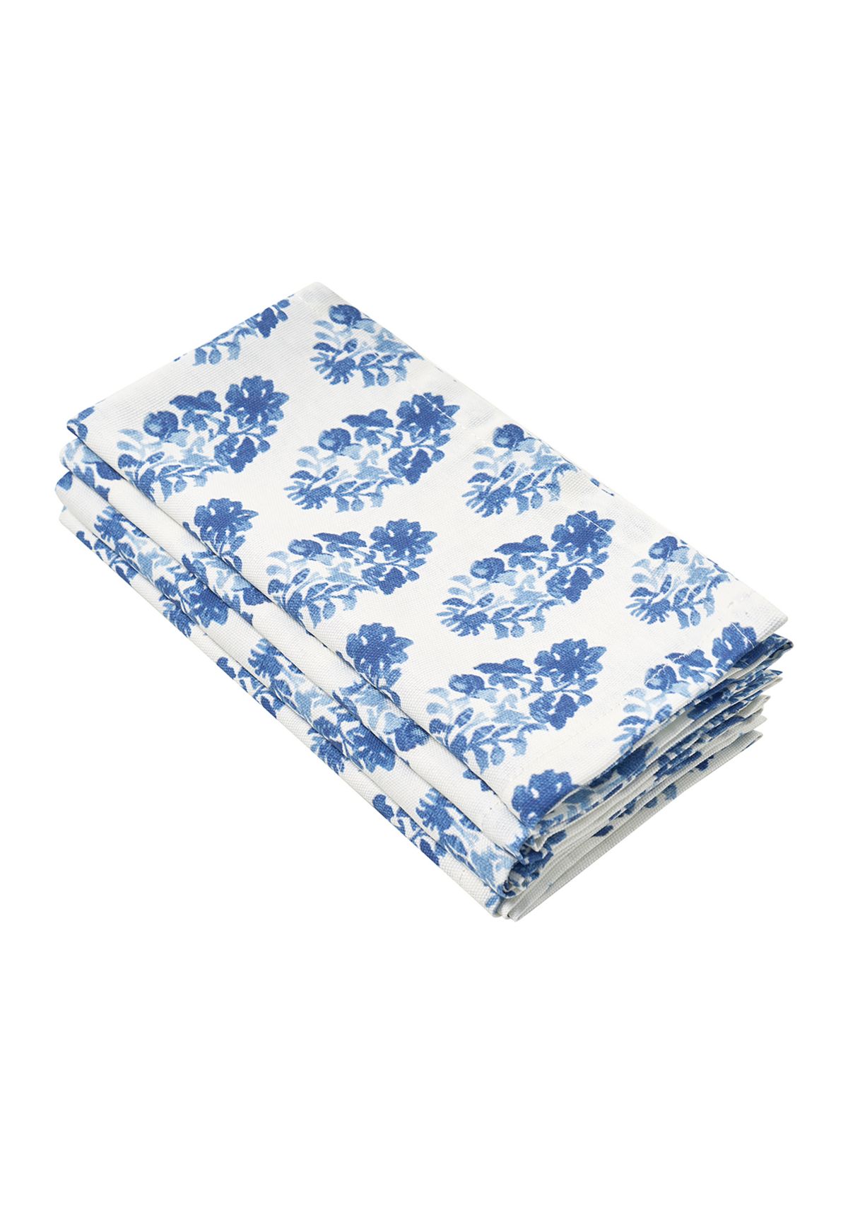Set of 4 Asheville Blue Napkins