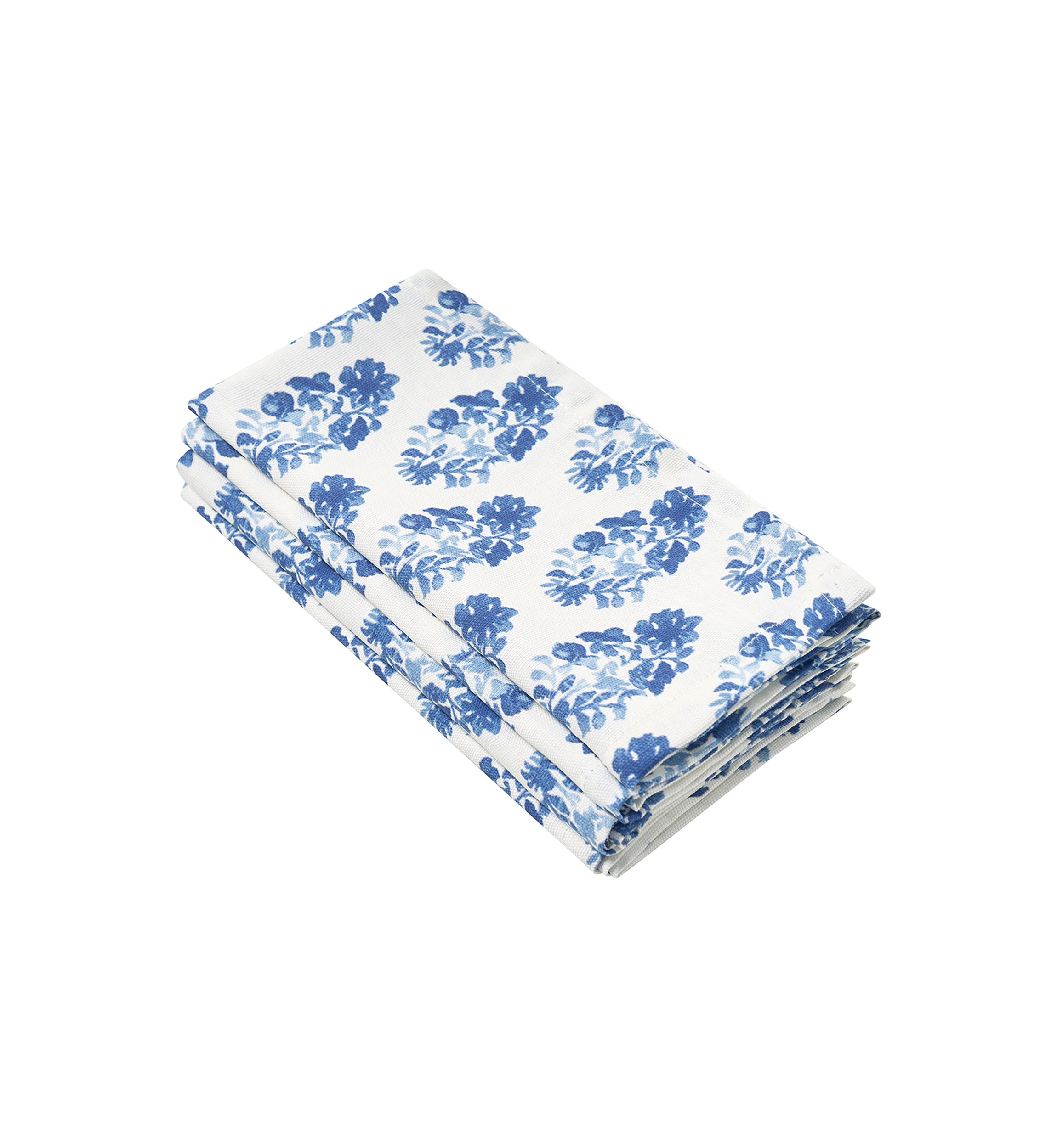 Set of 4 Asheville Blue Napkins