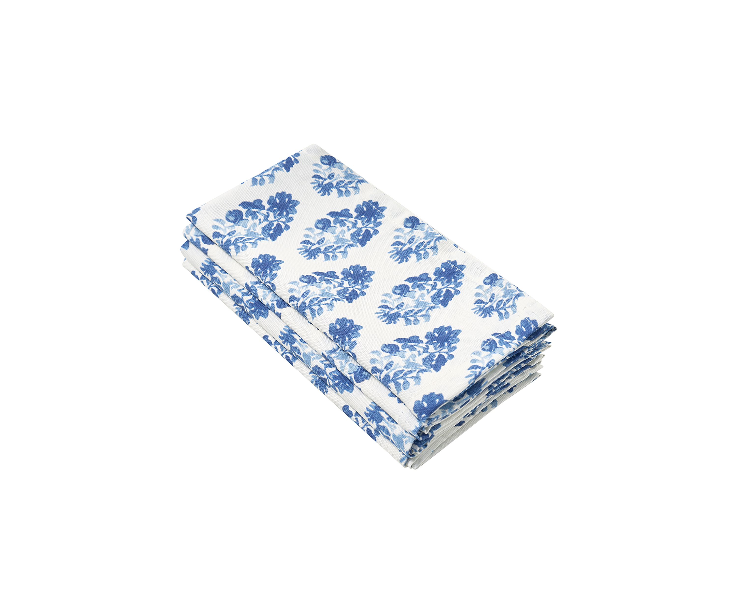 Set of 4 Asheville Blue Napkins