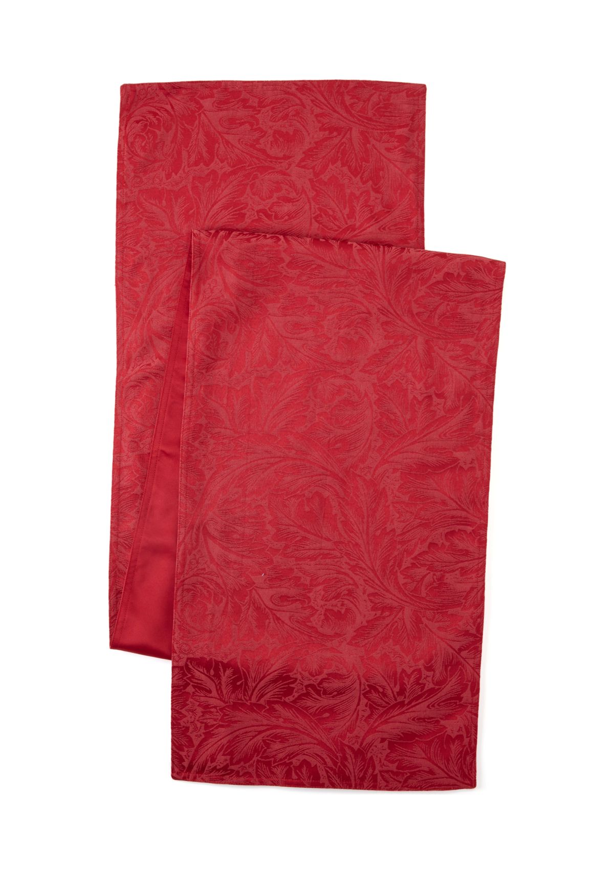 Jacquard Red Table Runner