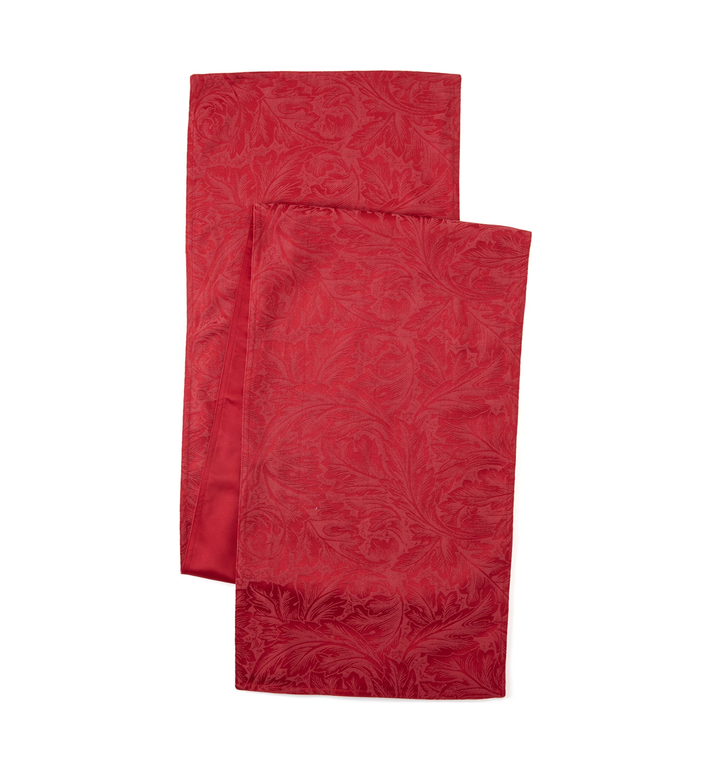 Jacquard Red Table Runner
