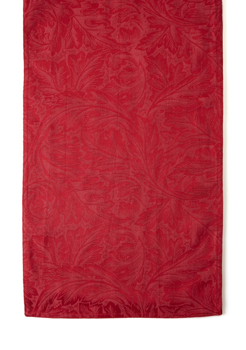 Jacquard Red Table Runner