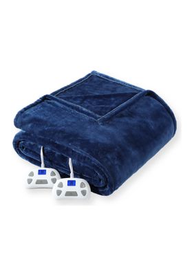 Modern. Southern. Home. Solid Heated Blanket belk