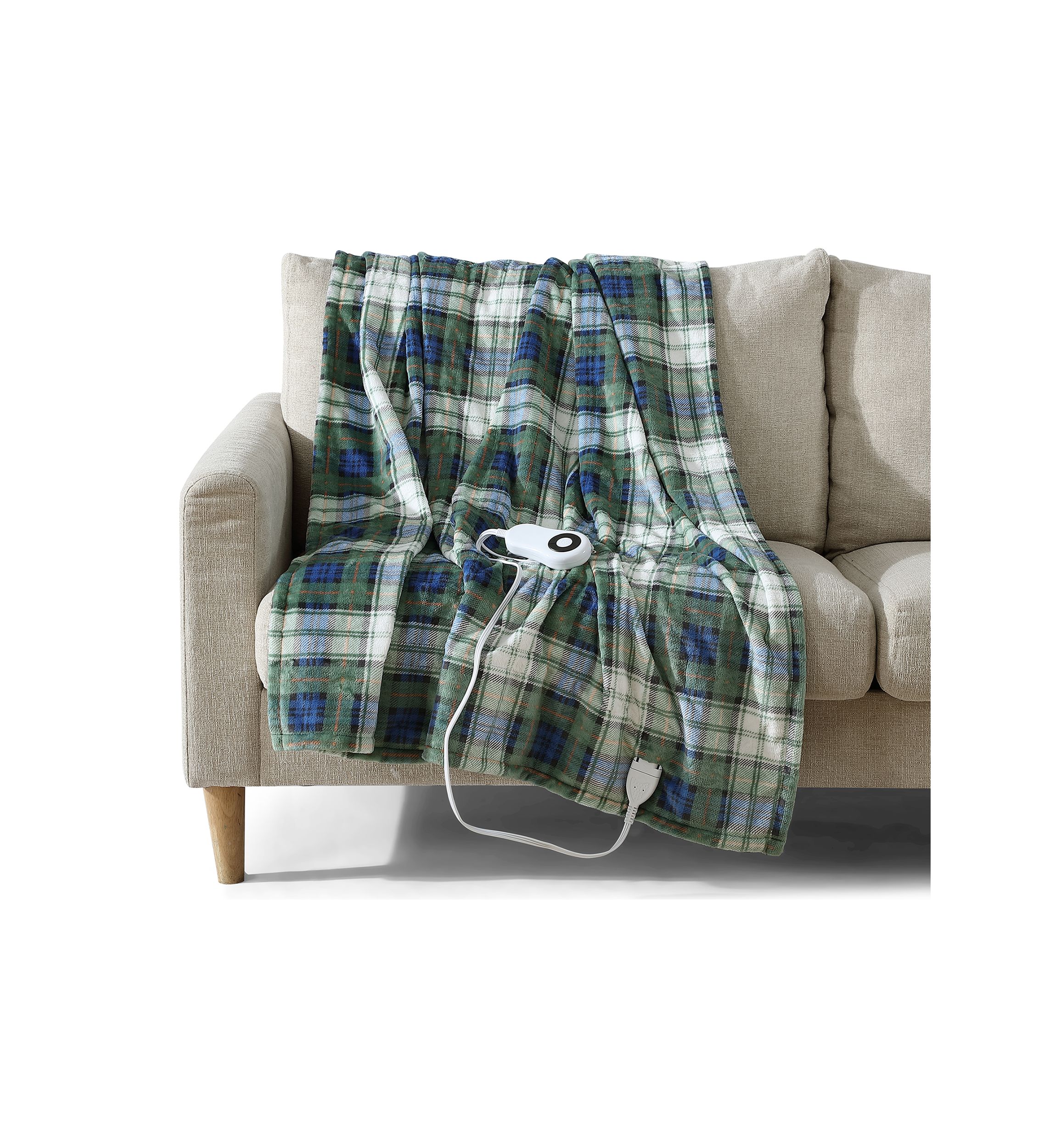 Patterned Heated Throw Blanket