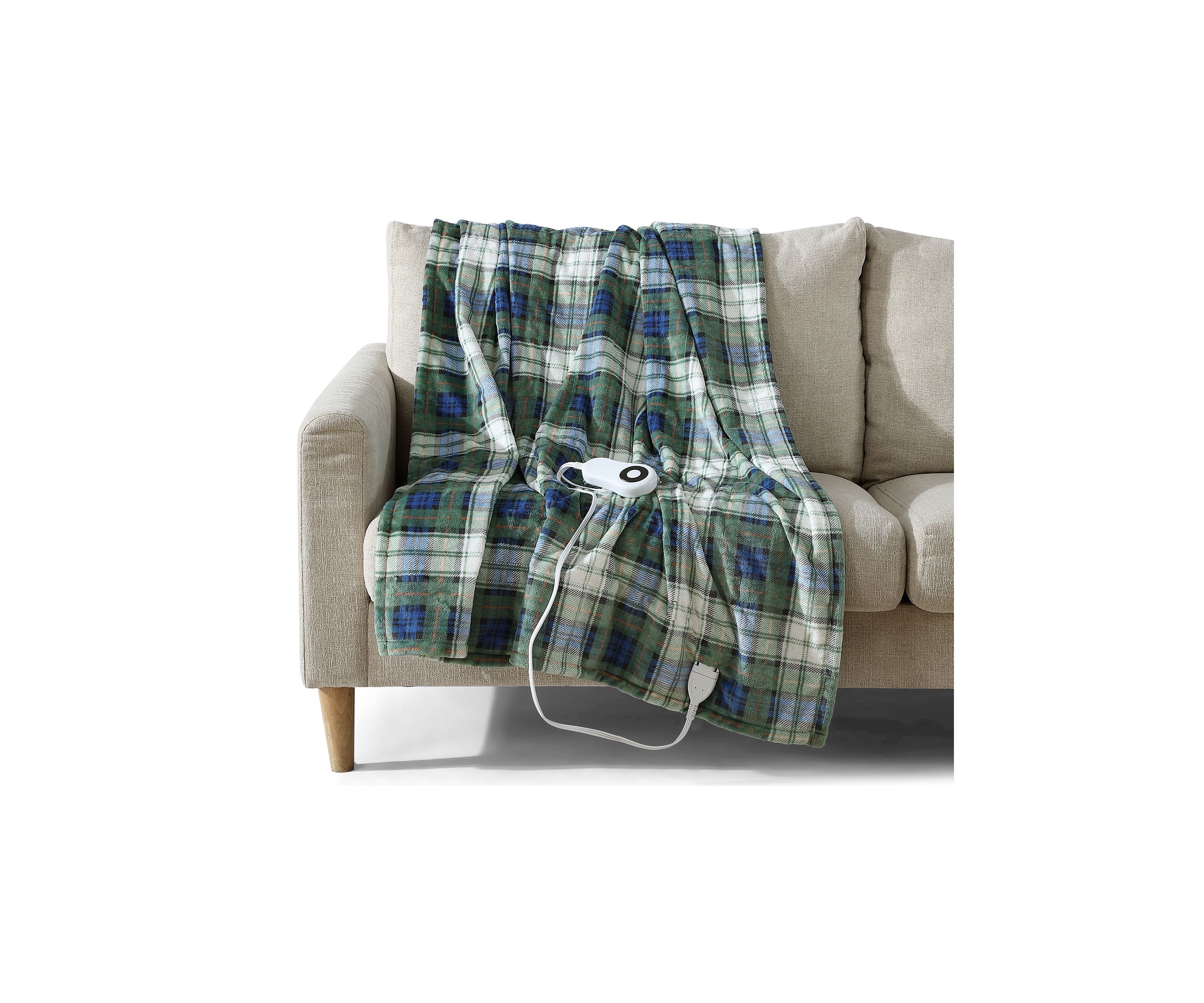 Patterned Heated Throw Blanket