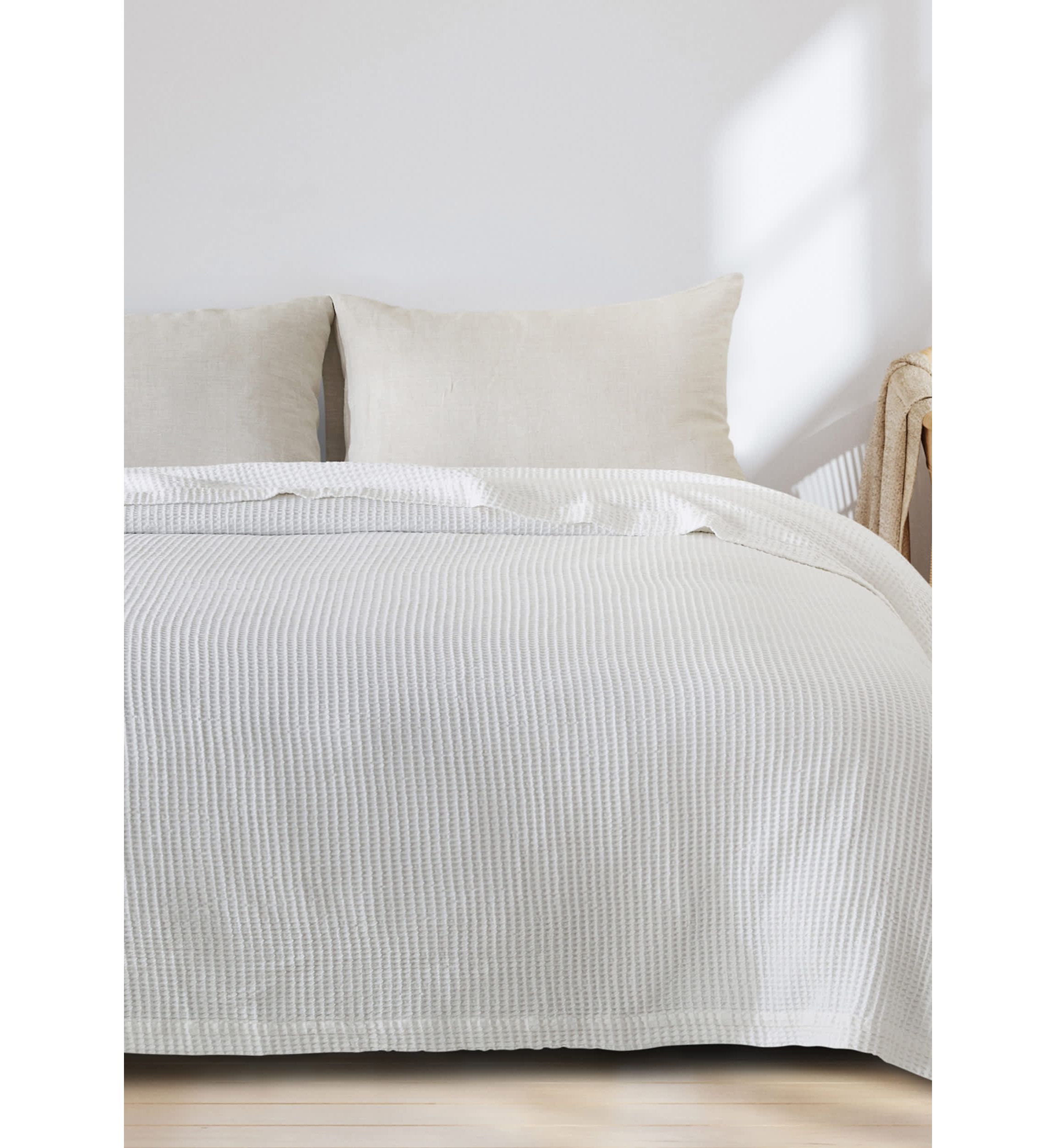 100% Cotton Waffle Weave Blanket