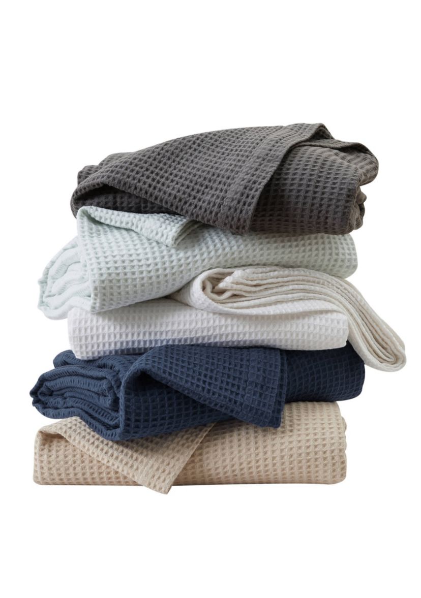 100% Cotton Waffle Weave Blanket