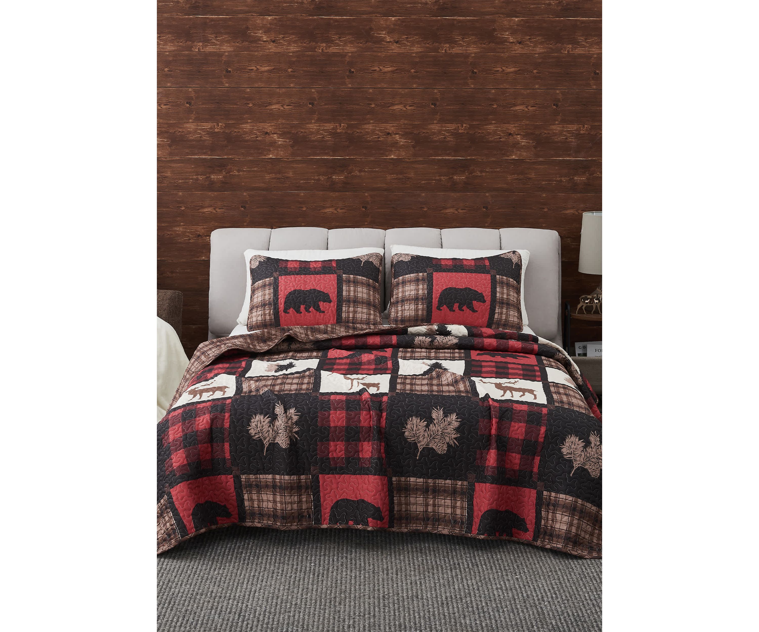 Lodge Inspired Patchwork Quilt Set