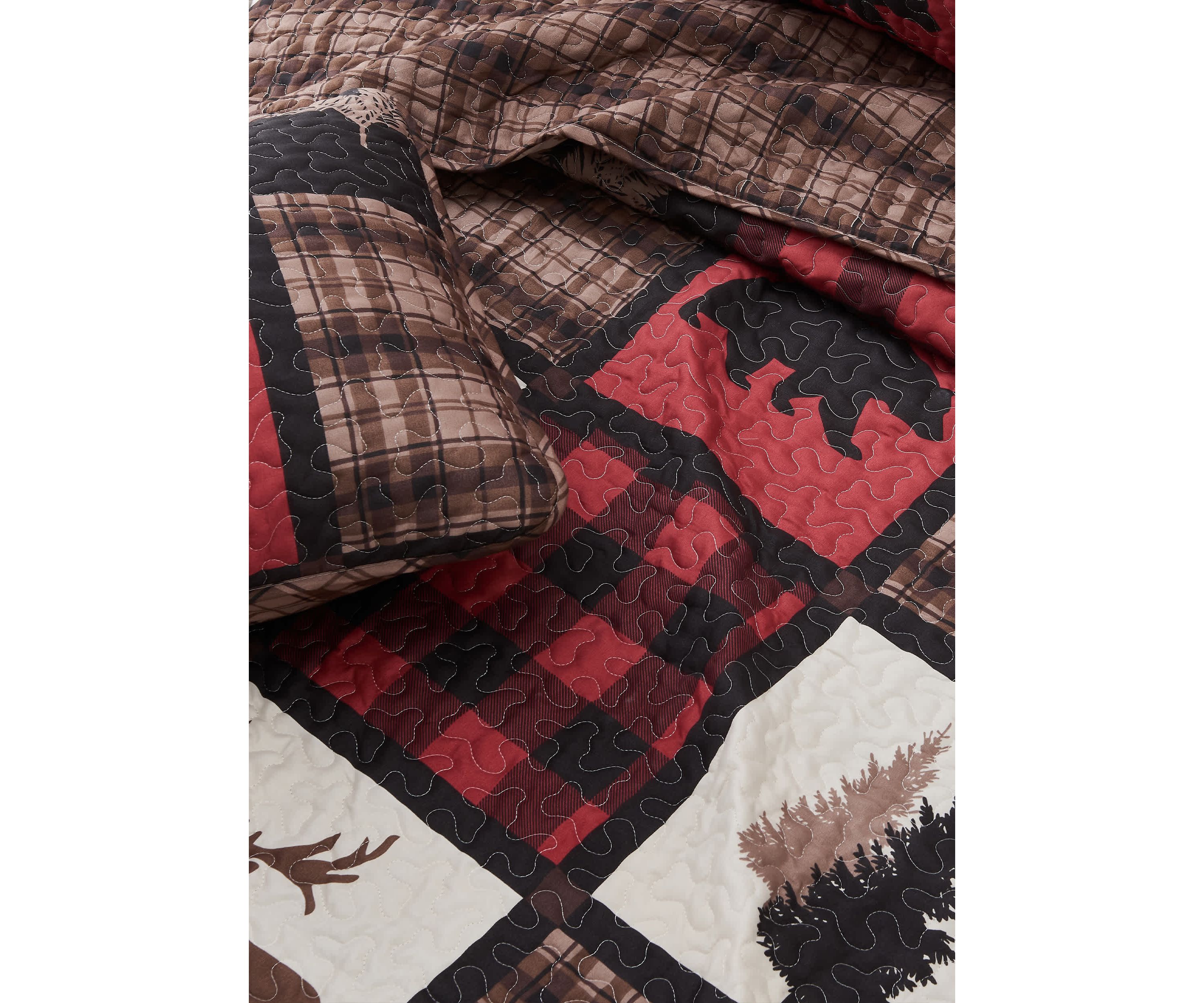 Lodge Inspired Patchwork Quilt Set