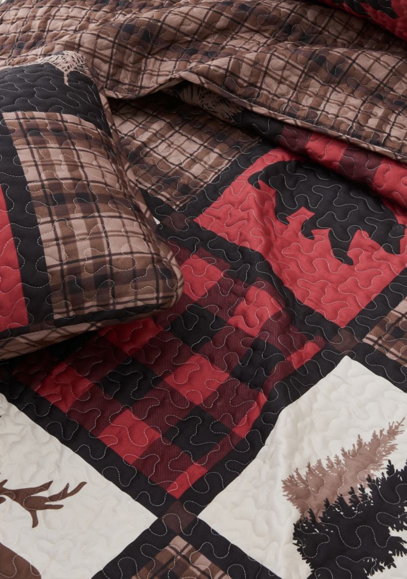 Lodge Inspired Patchwork Quilt Set
