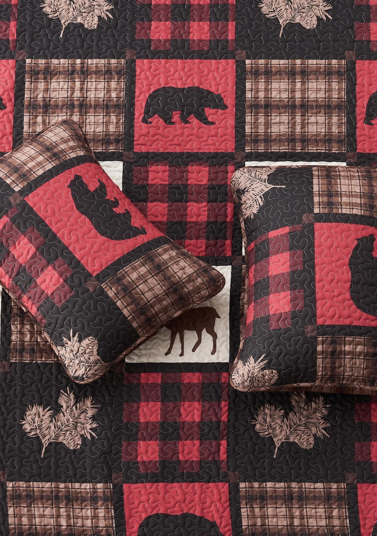 Lodge Inspired Patchwork Quilt Set