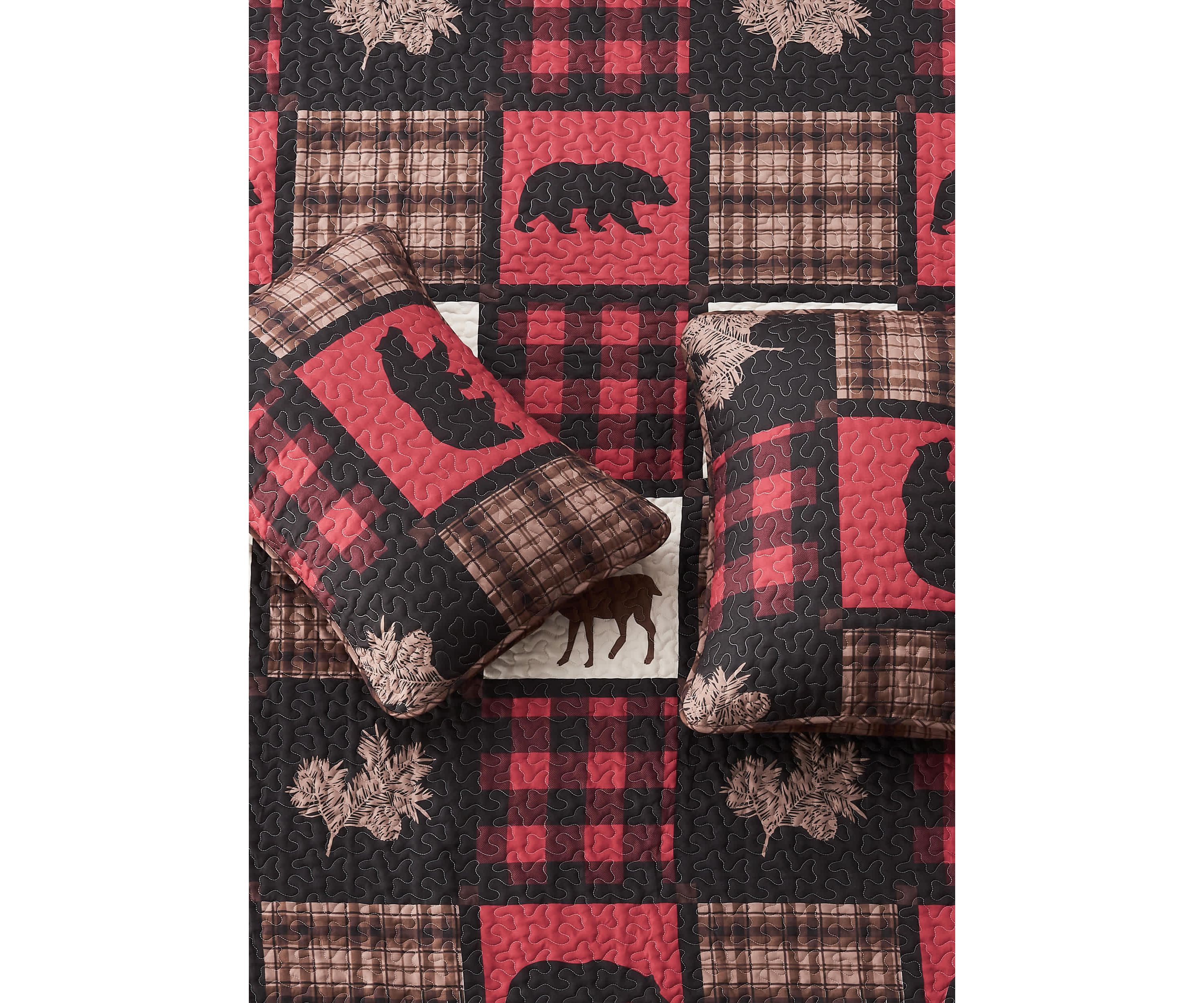Lodge Inspired Patchwork Quilt Set