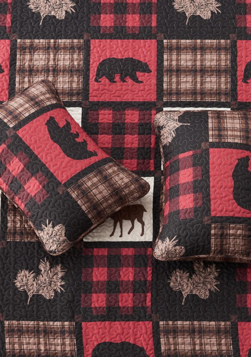 Lodge Inspired Patchwork Quilt Set