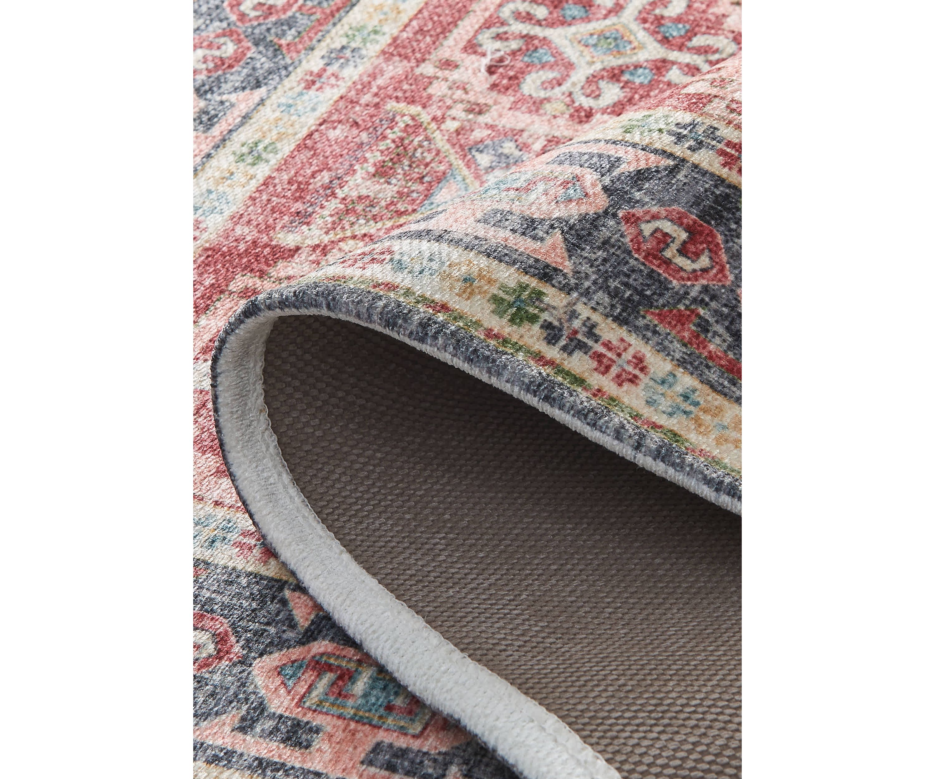 Traditional Oriental Machine Washable Area Accent Rugs
