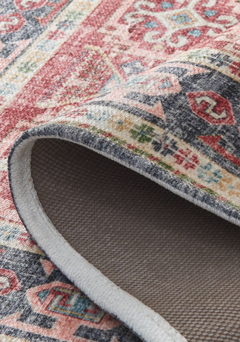 Traditional Oriental Machine Washable Area Accent Rugs